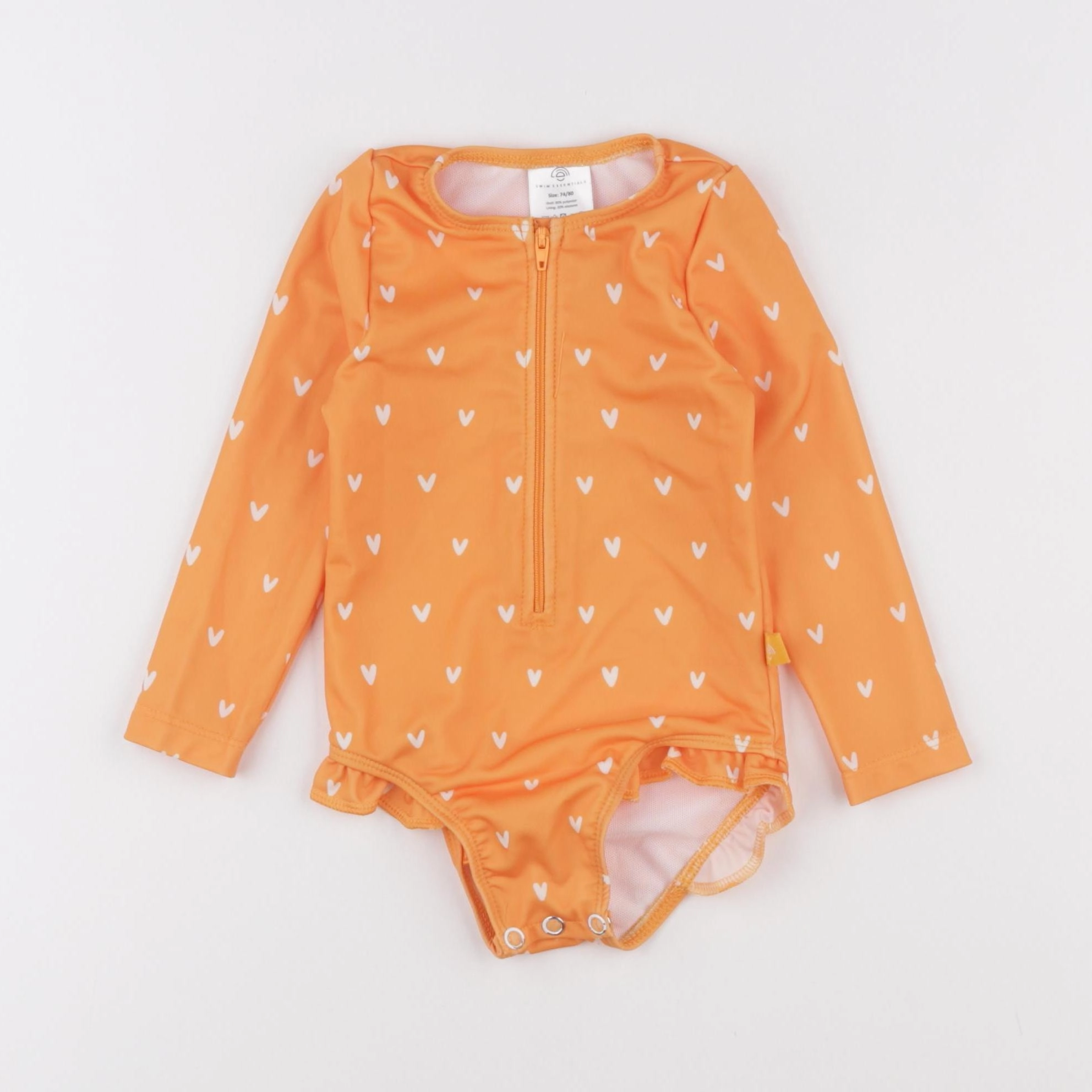 Swim Essentials - maillot de bain orange - 9/12 mois