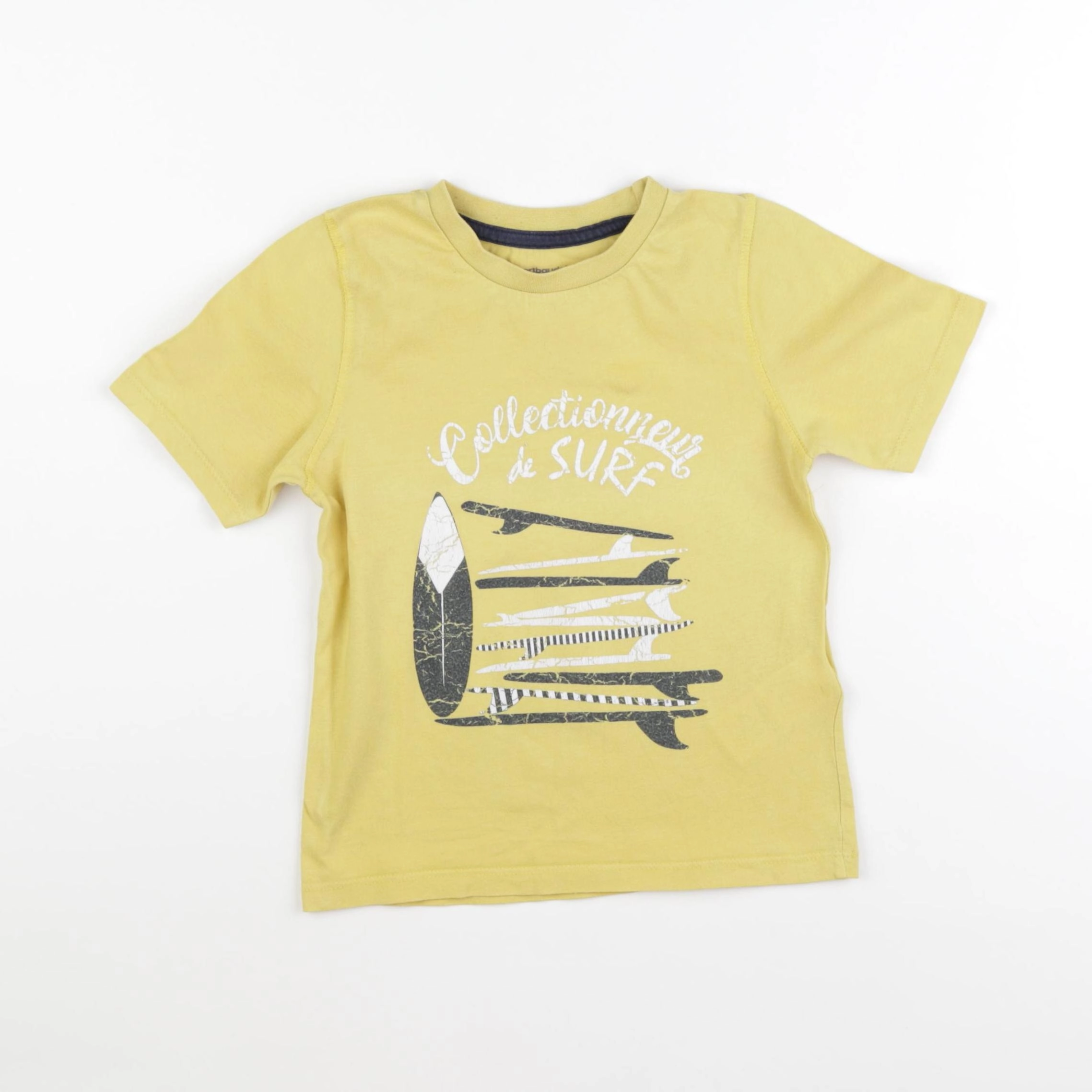 Vertbaudet - tee-shirt jaune - 5 ans