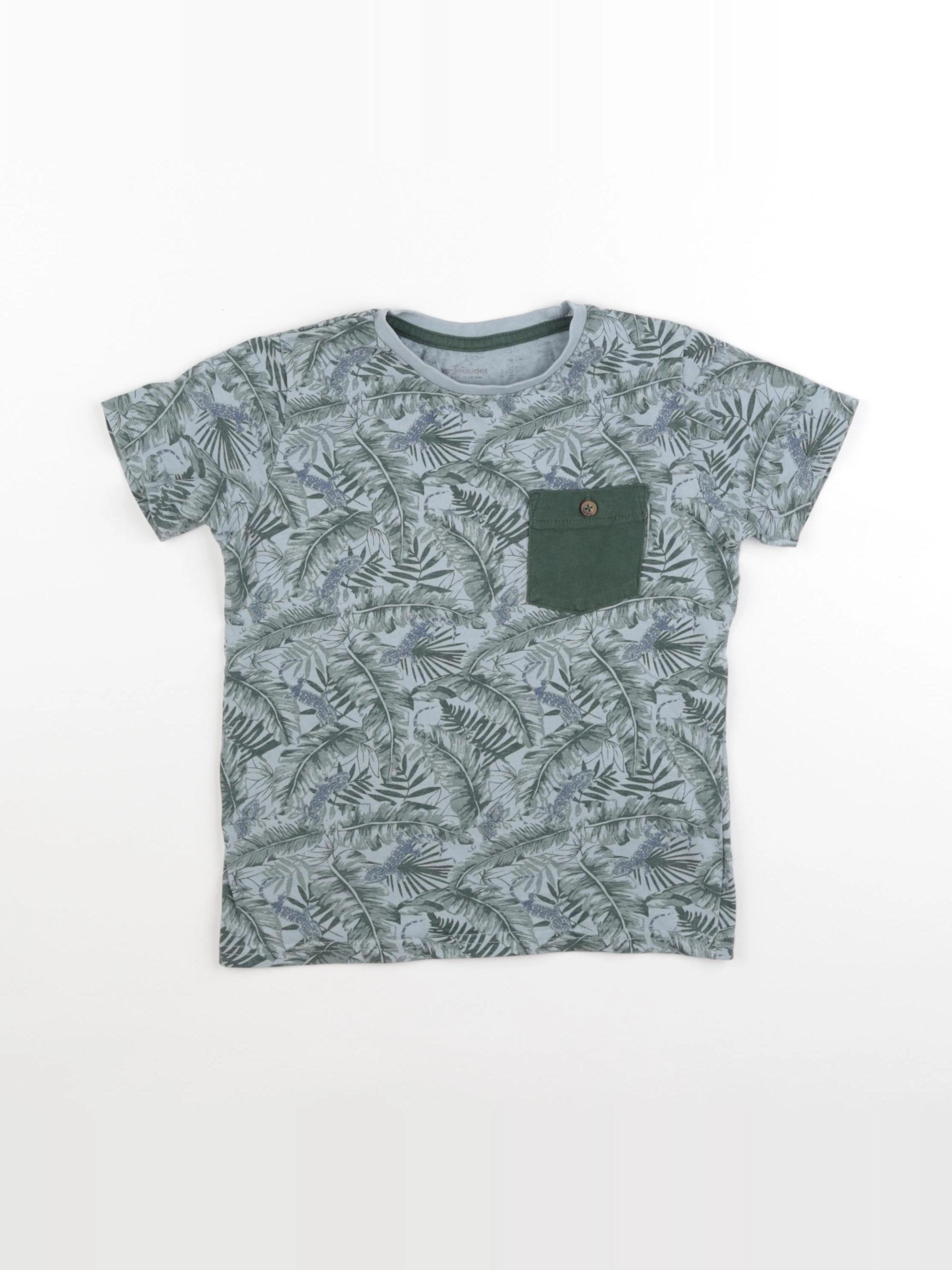 Vertbaudet - tee-shirt bleu - 6 ans