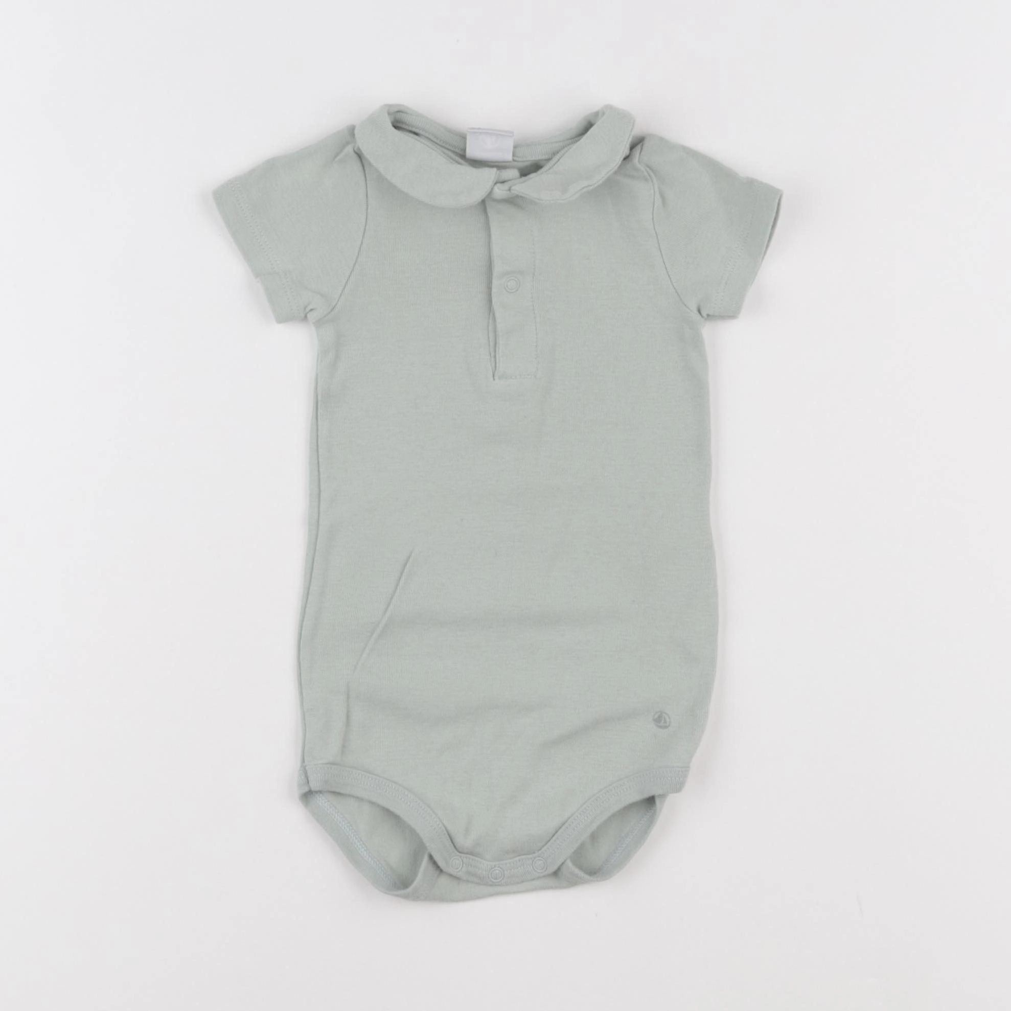 Petit Bateau - body à col vert - 18 mois