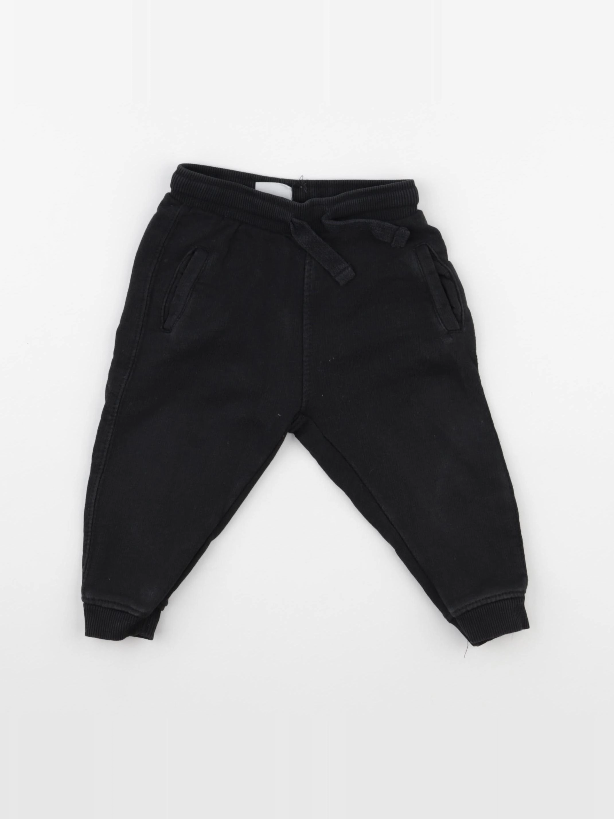 Zara - jogging noir - 12/18 mois