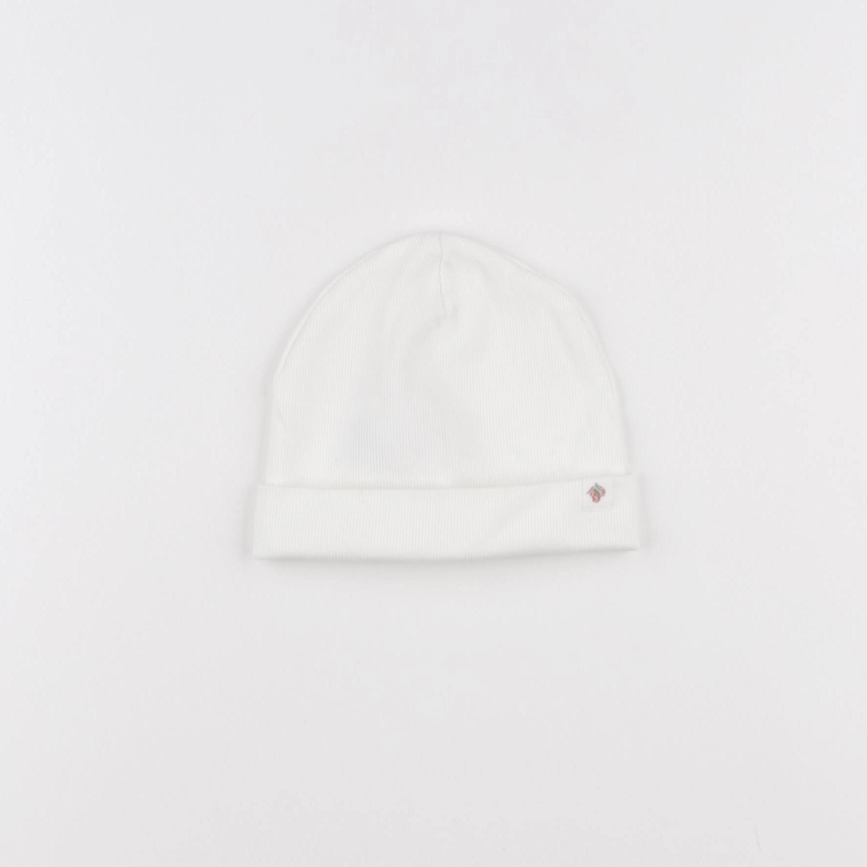 H&M - bonnet blanc - 9/12 mois