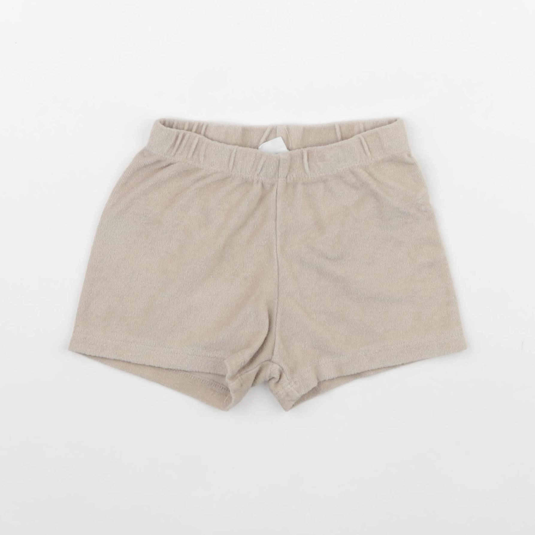 H&M - short beige - 12/18 mois
