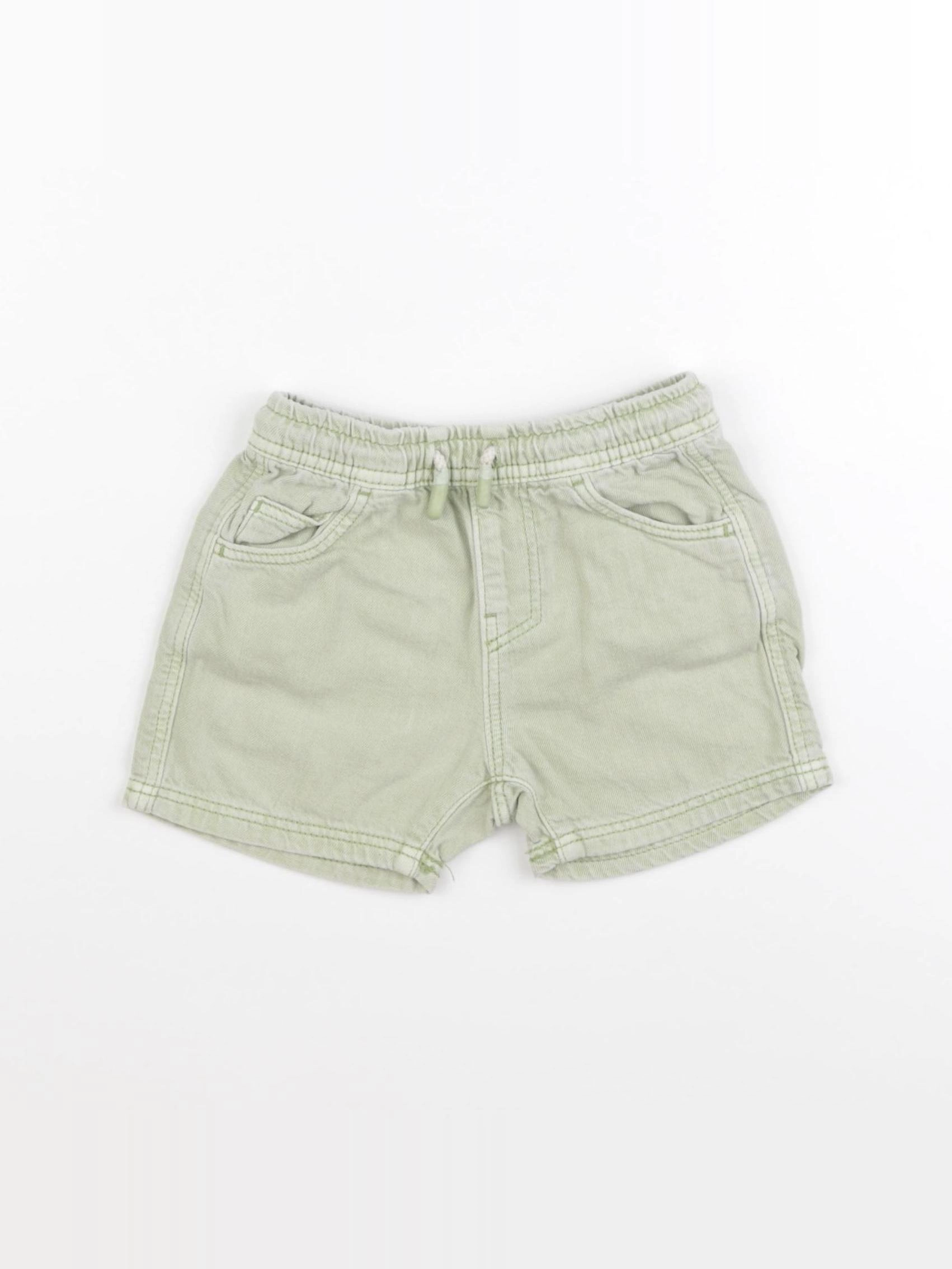 Zara - short vert - 9/12 mois
