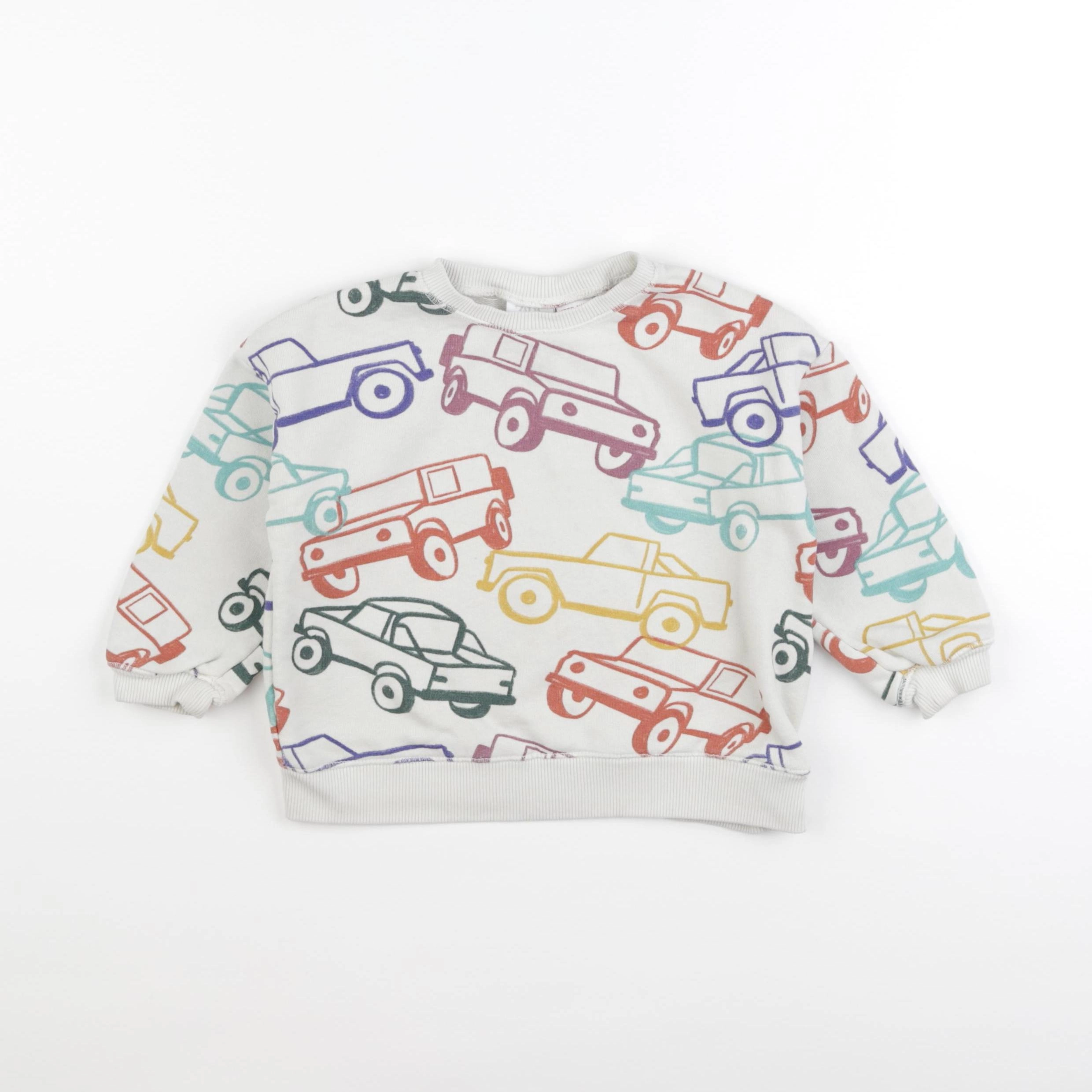 Zara - sweat multicolore - 18/24 mois