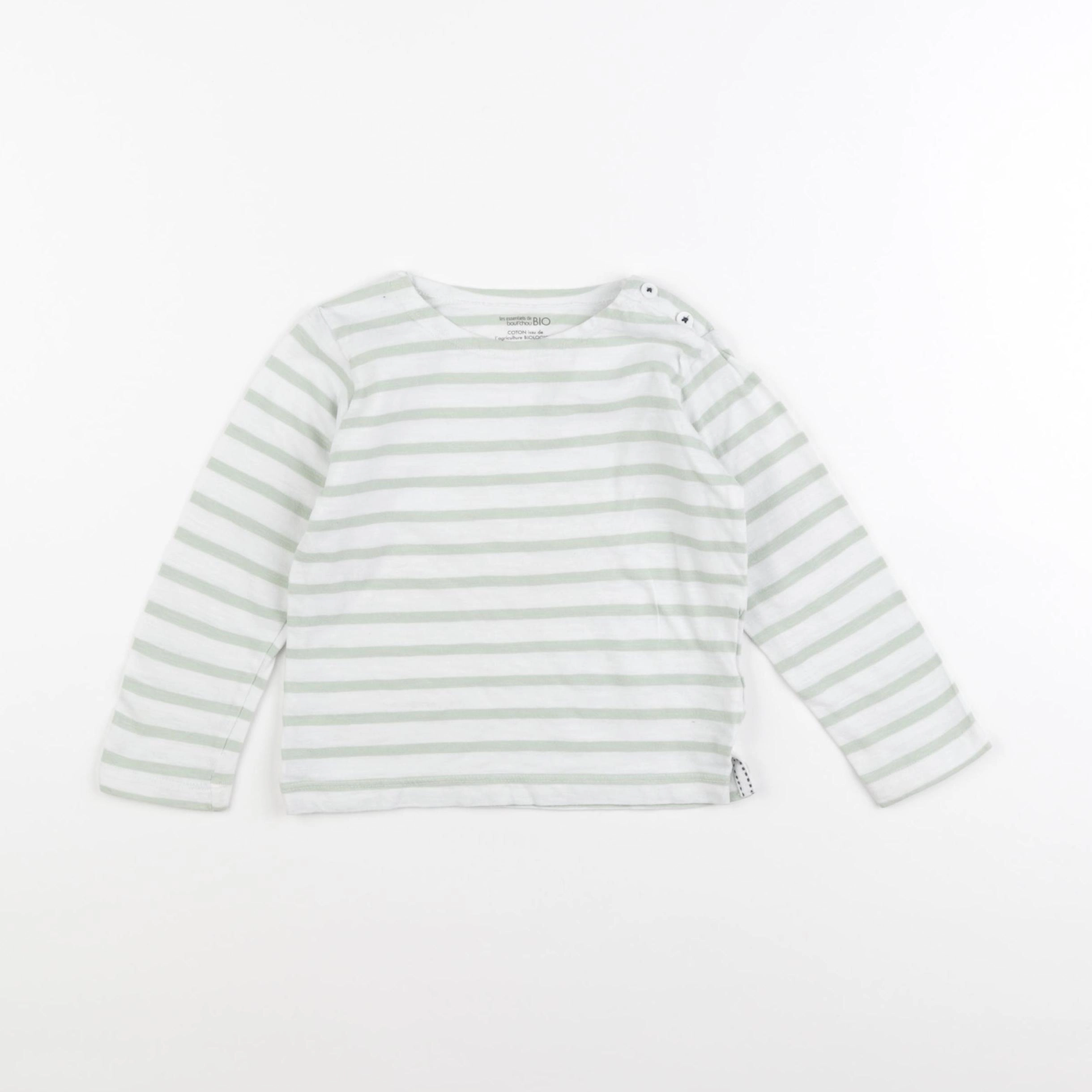 Boutchou - tee-shirt blanc, vert - 36 mois