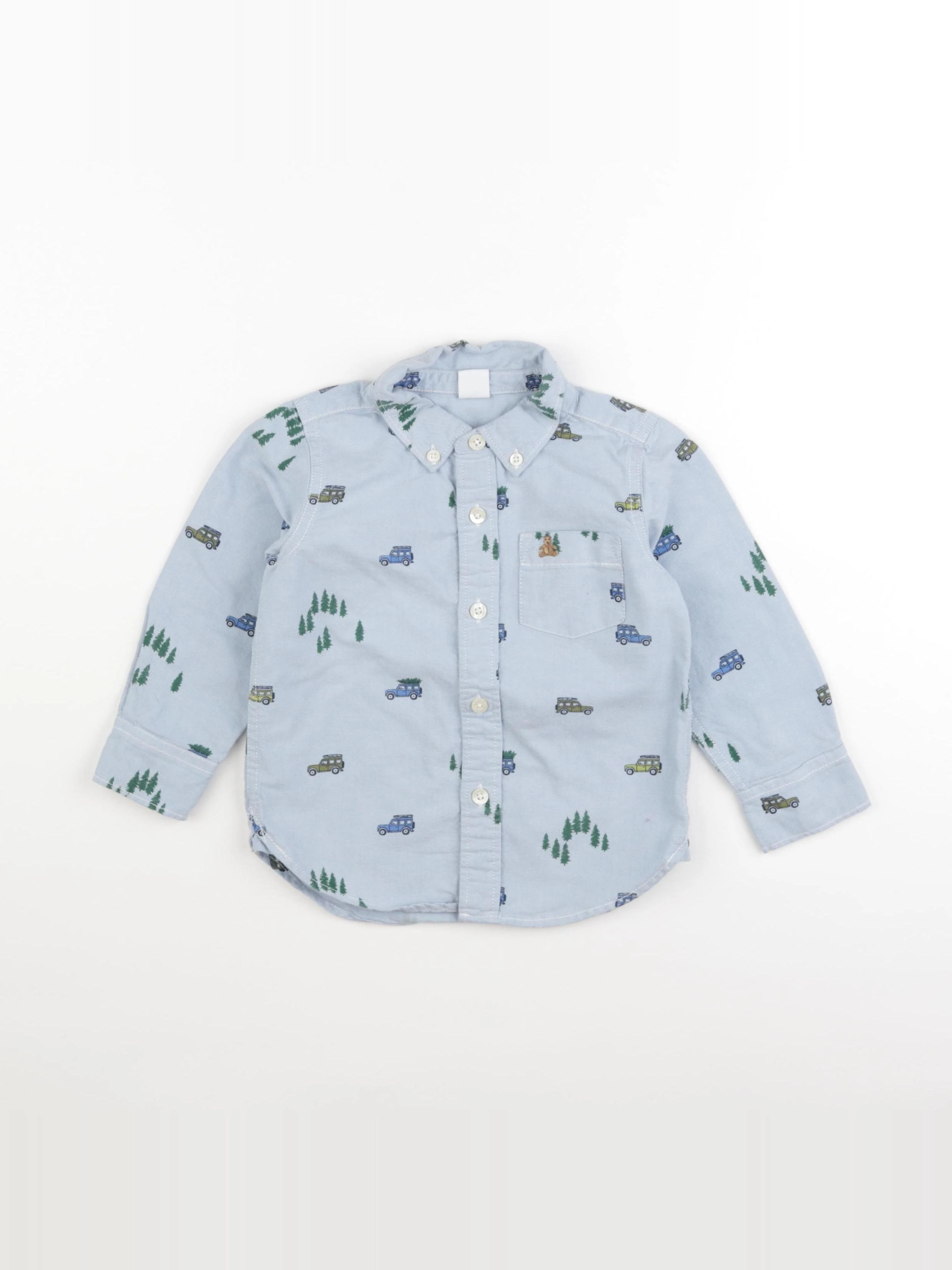 GAP - chemise bleu - 2 ans