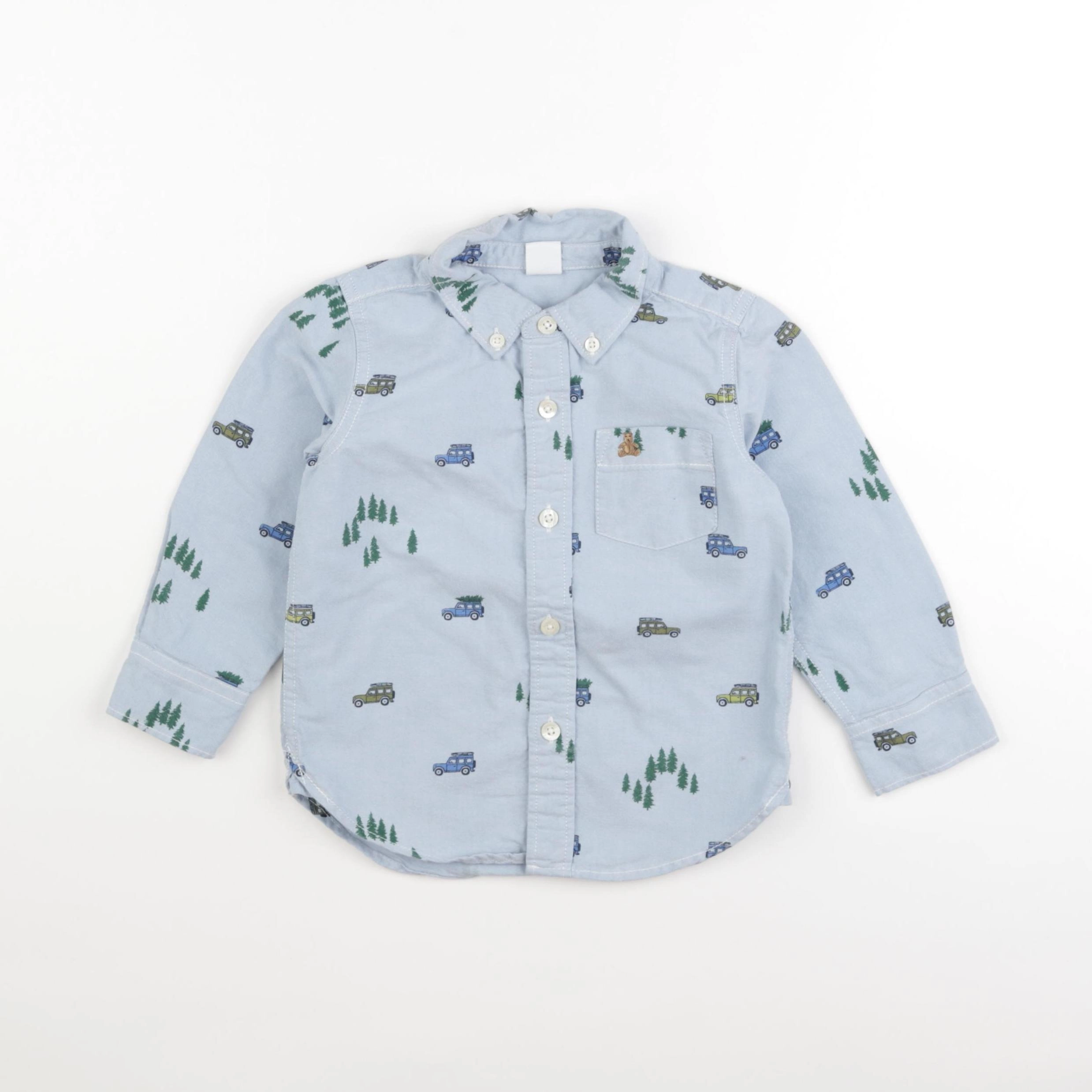GAP - chemise bleu - 2 ans