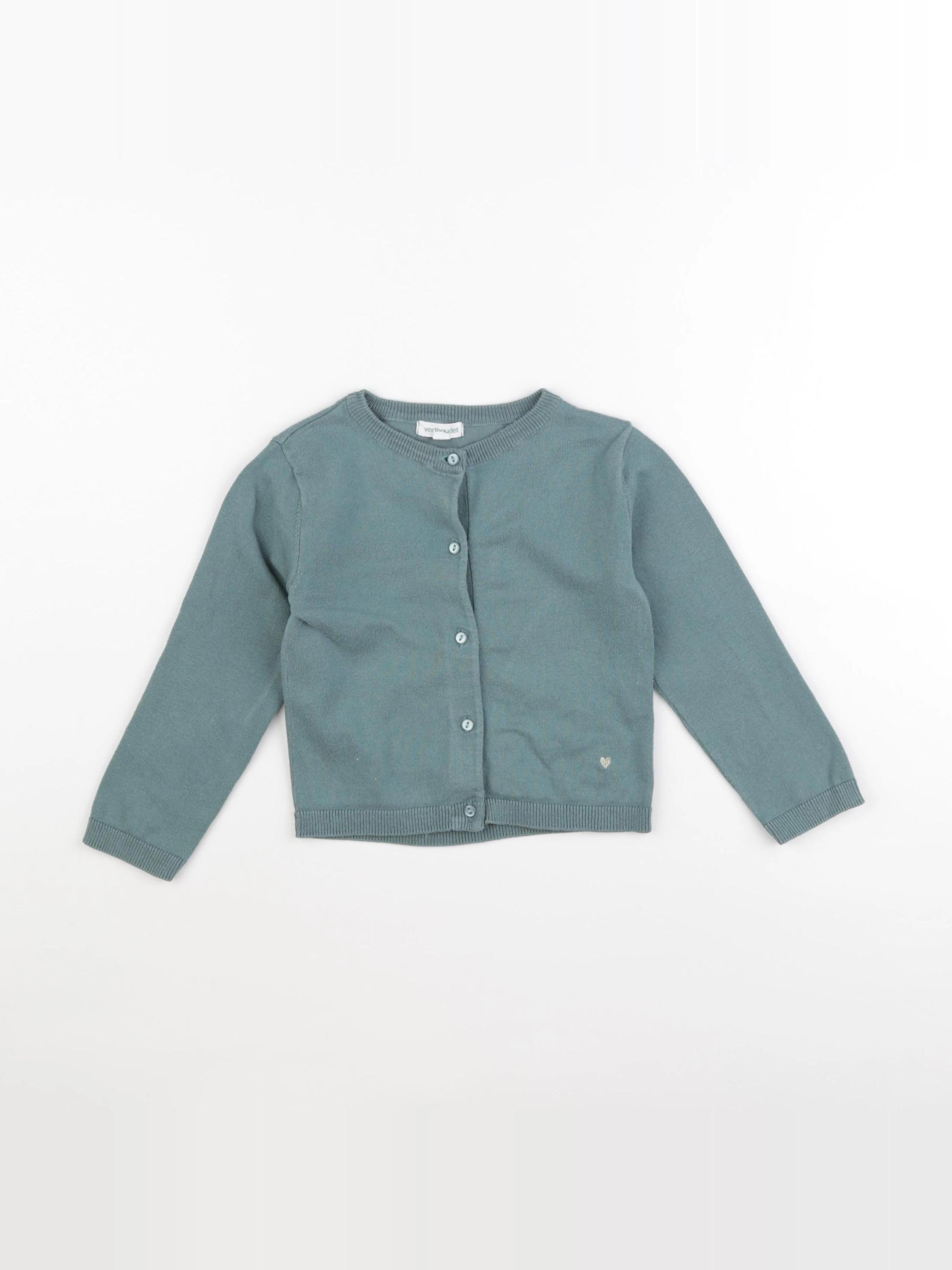 Vertbaudet - gilet bleu - 3 ans