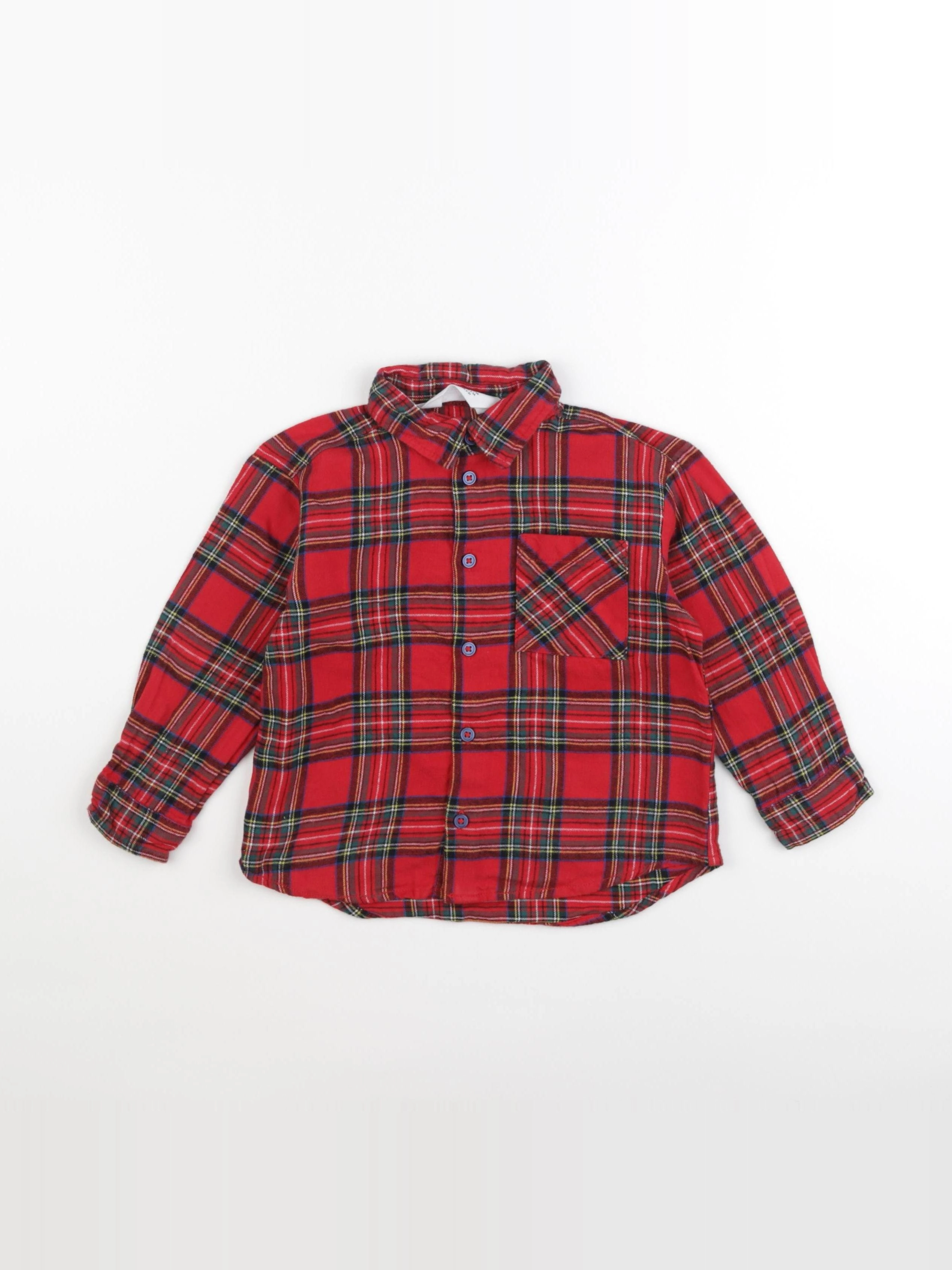 H&M - chemise rouge - 18/24 mois