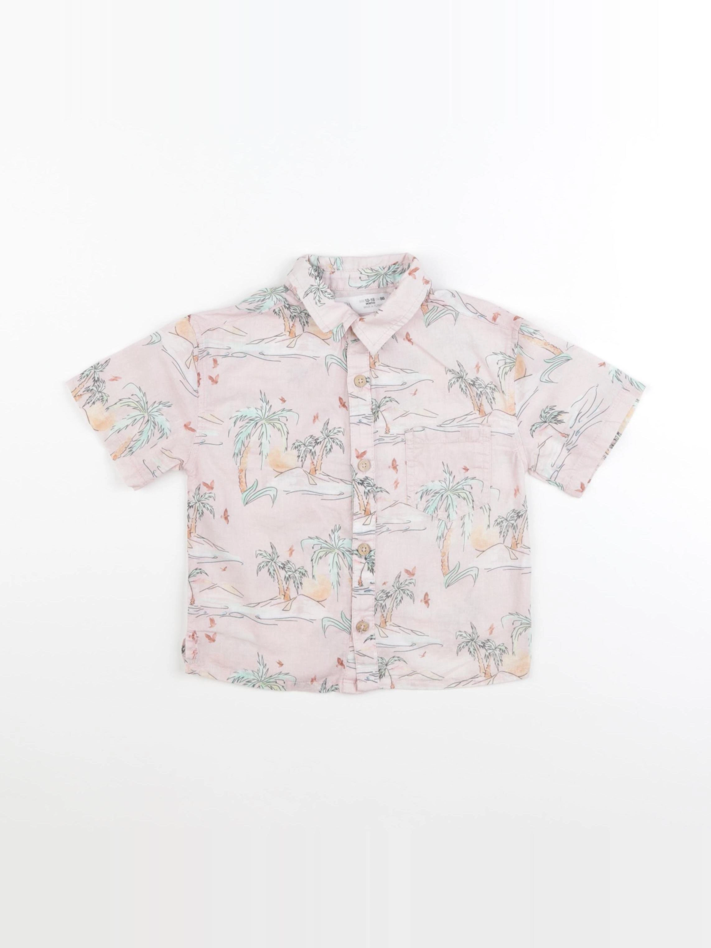 Zara - chemise multicolore - 12/18 mois