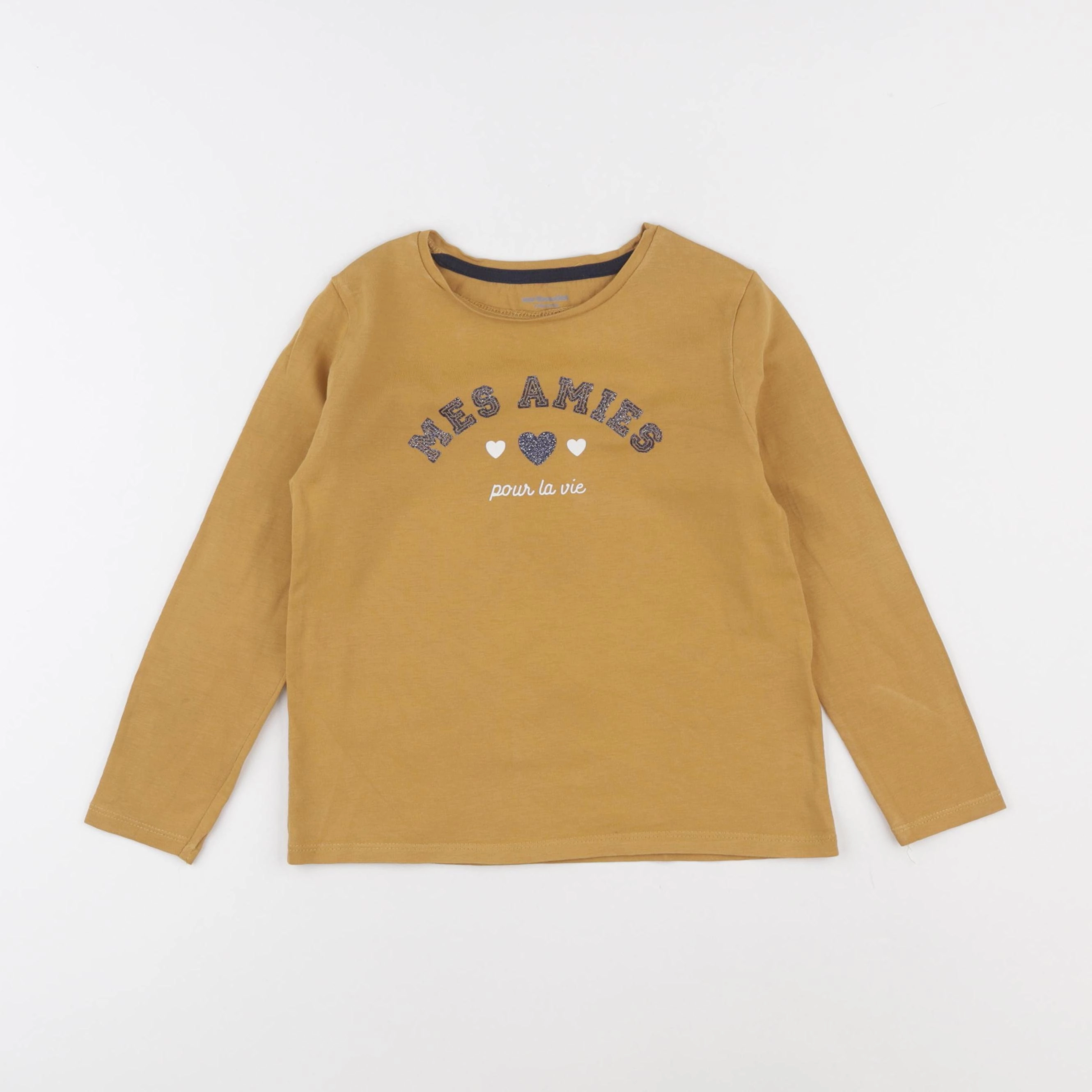 Vertbaudet - tee-shirt jaune - 5 ans
