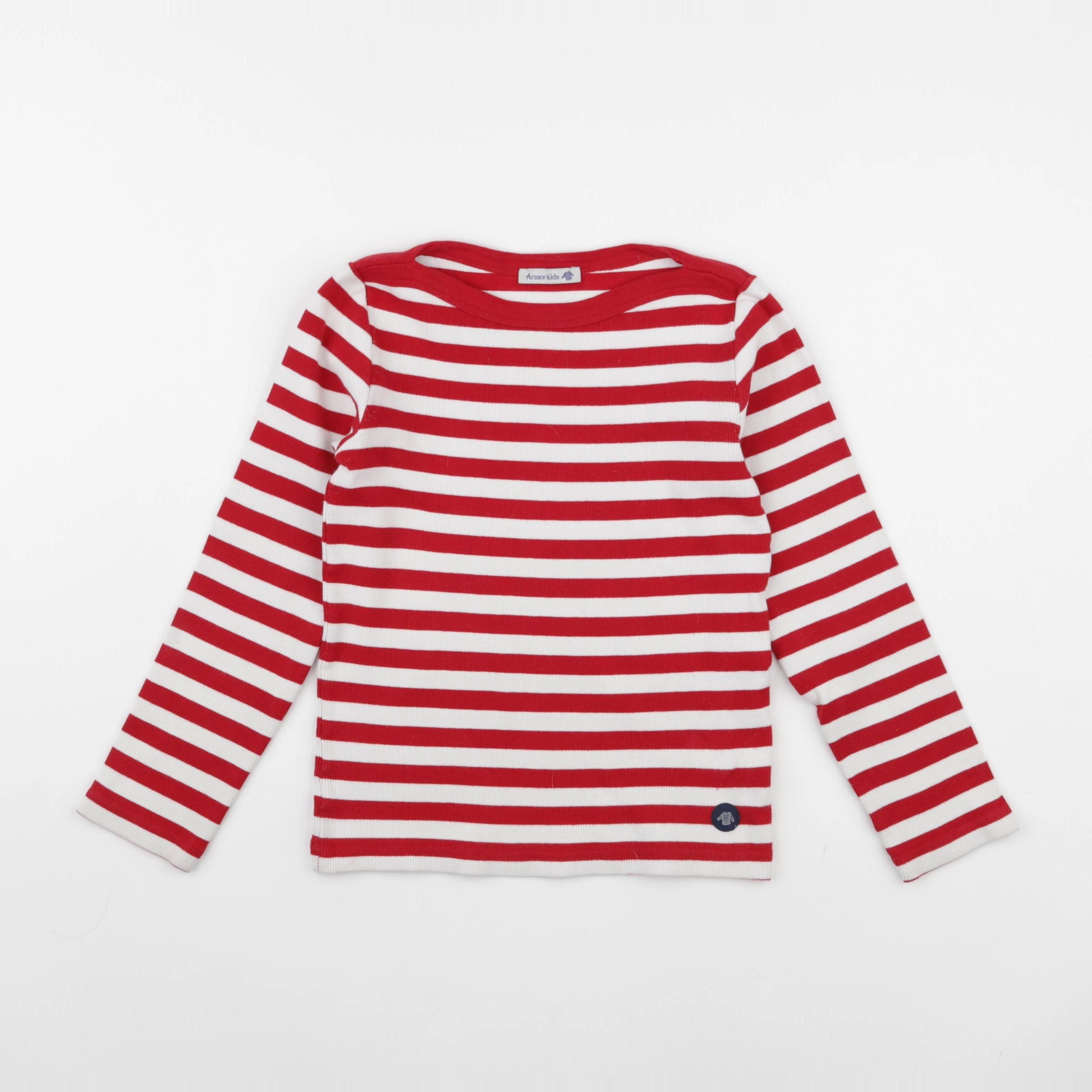 Armor Lux - tee-shirt rouge - 8 ans