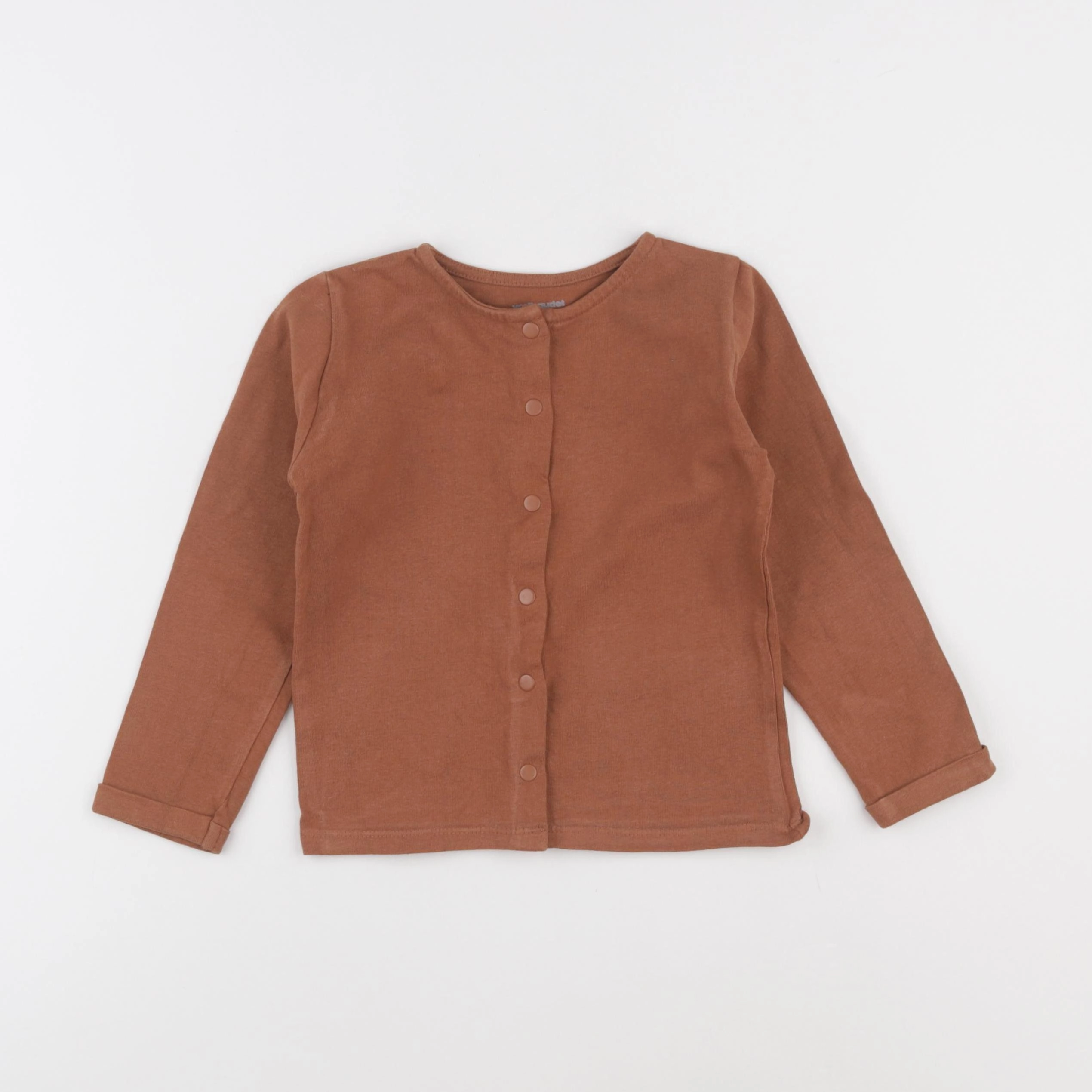Vertbaudet - sweat marron - 4 ans