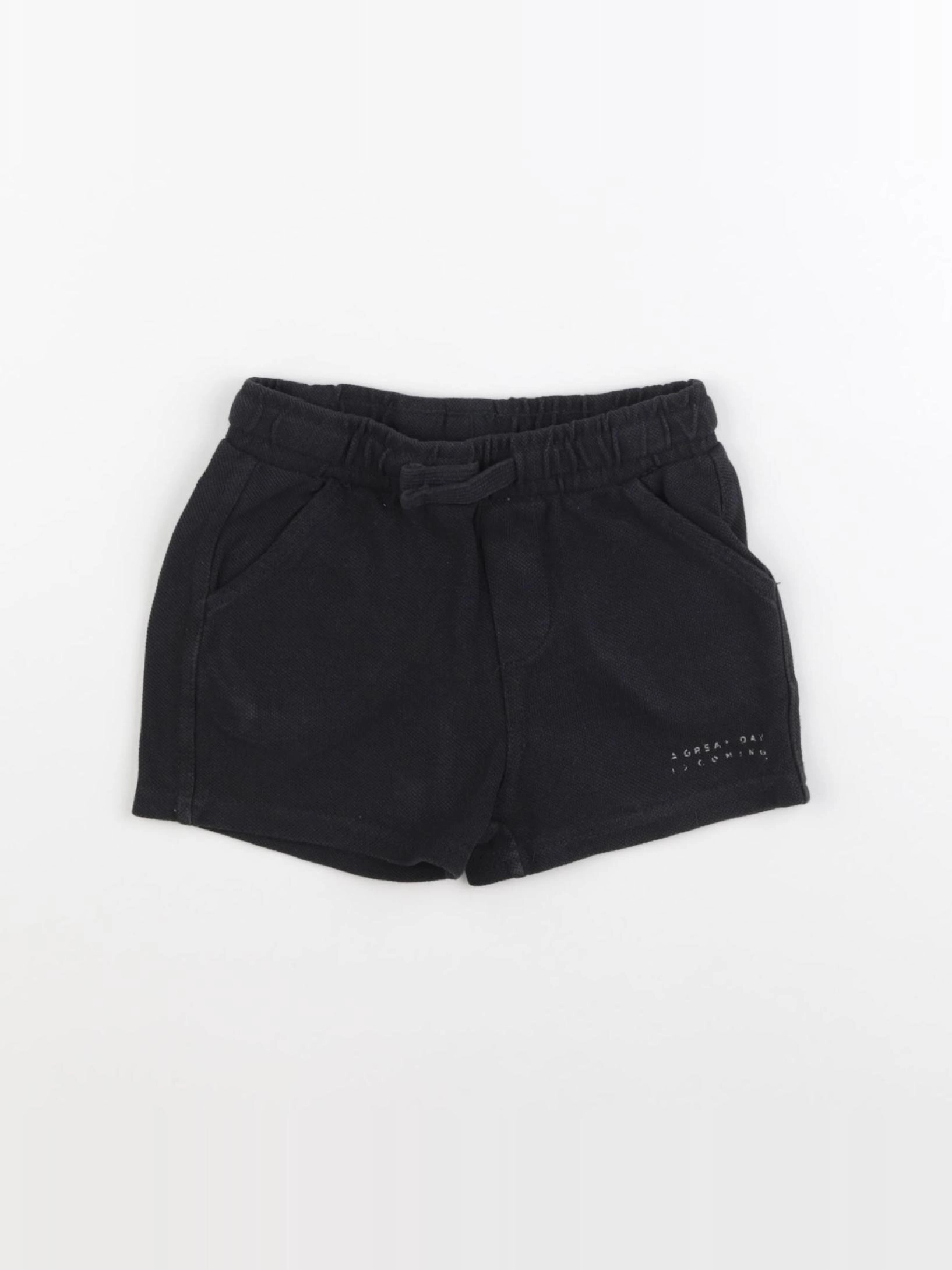 Zara - short noir - 12/18 mois