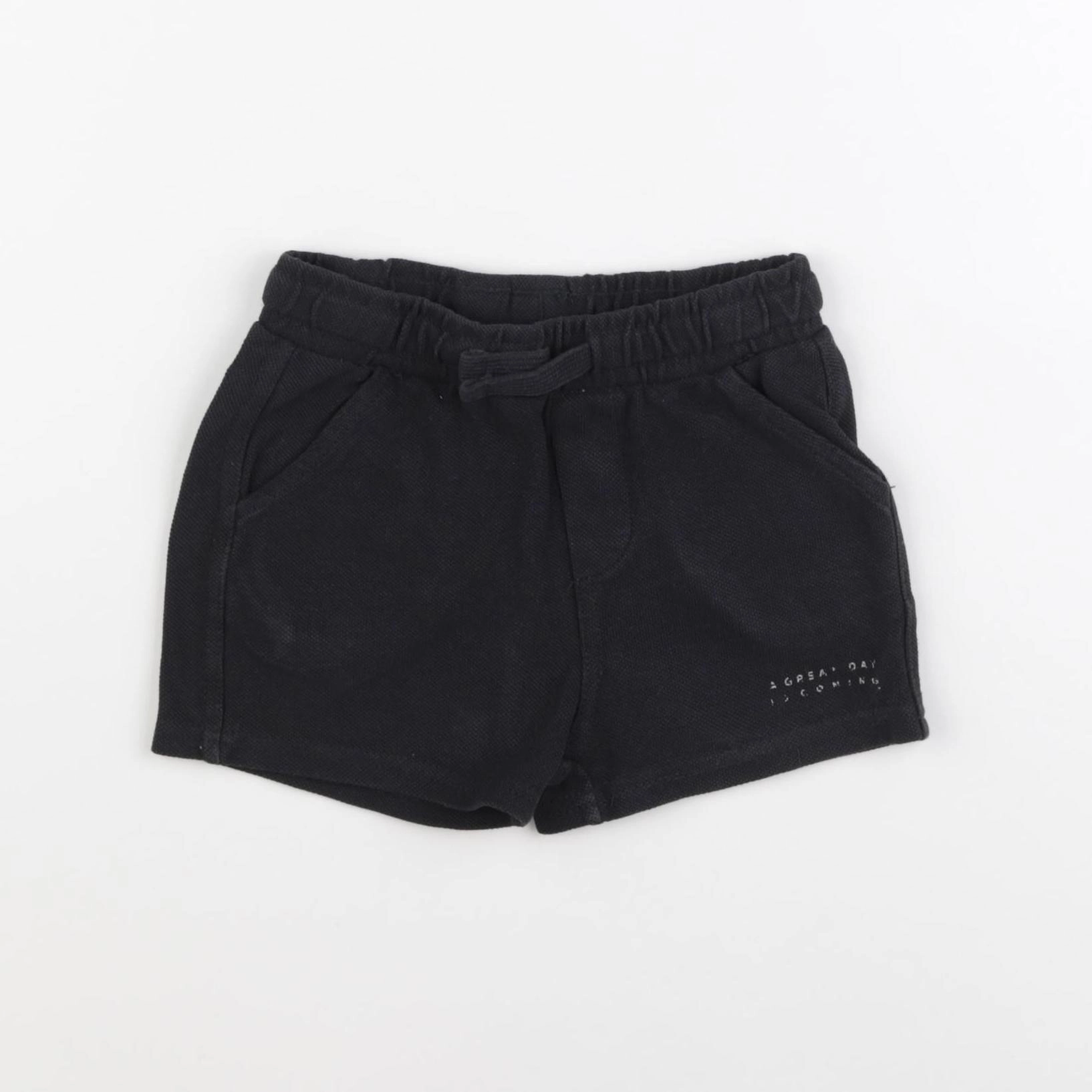 Zara - short noir - 12/18 mois
