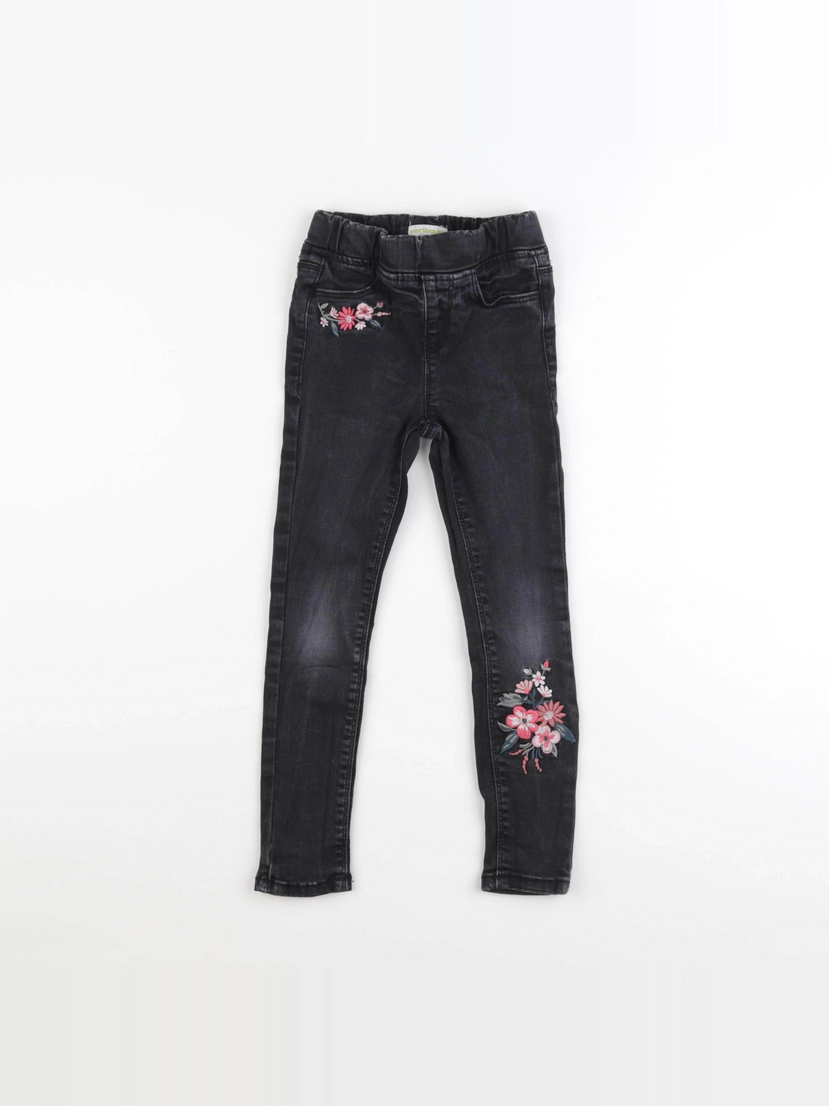 Vertbaudet - jegging gris - 5 ans