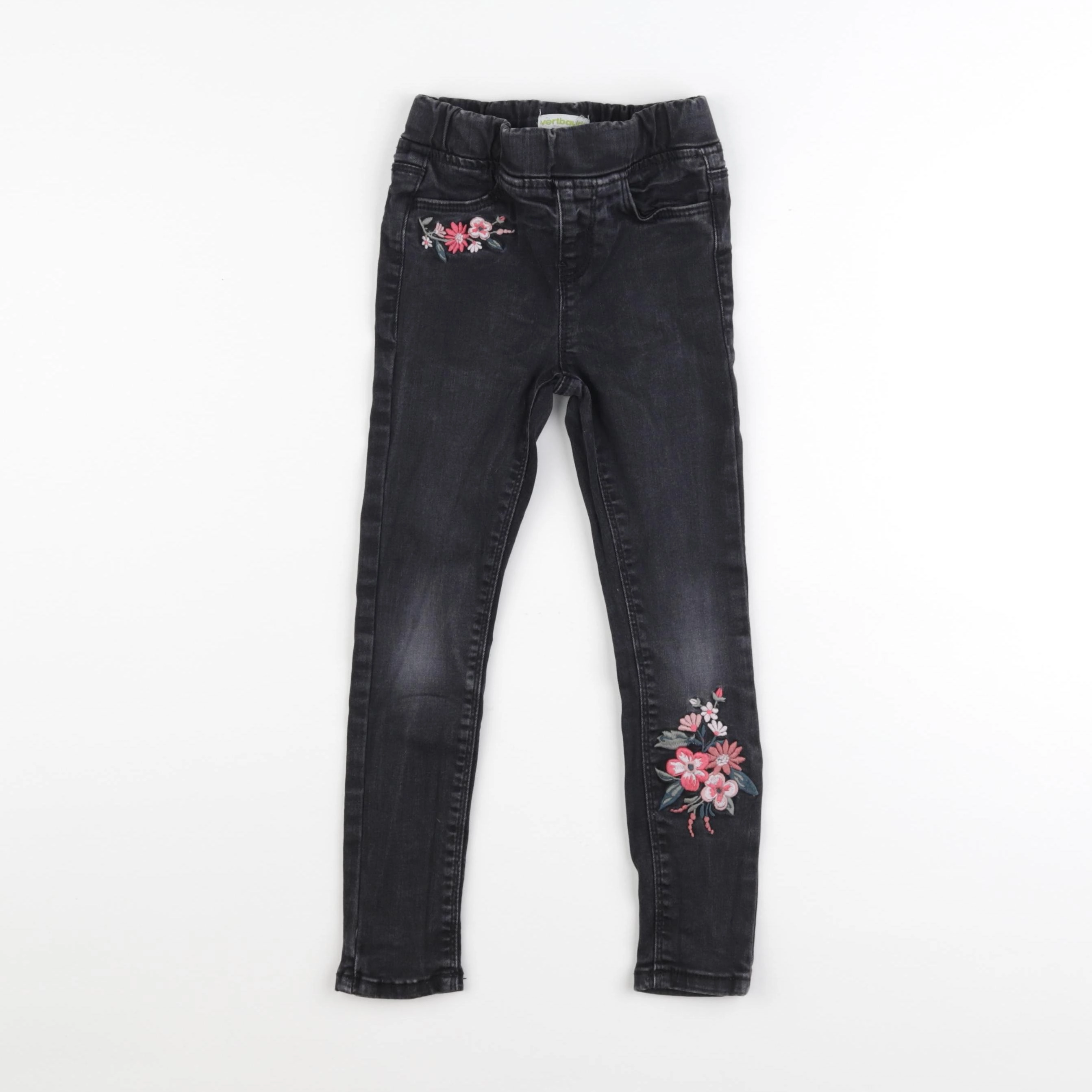 Vertbaudet - jegging gris - 5 ans