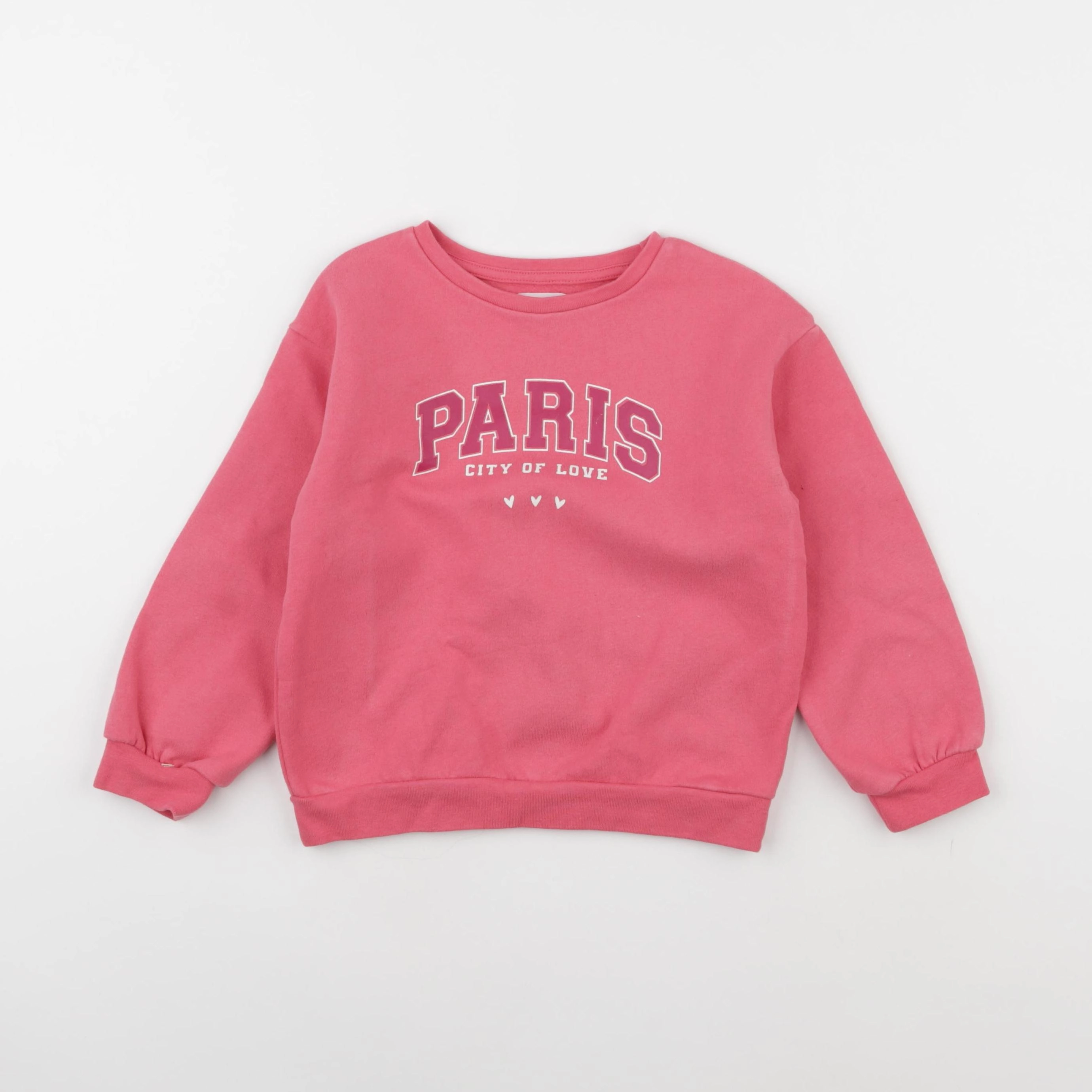 Vertbaudet - sweat rose - 5 ans