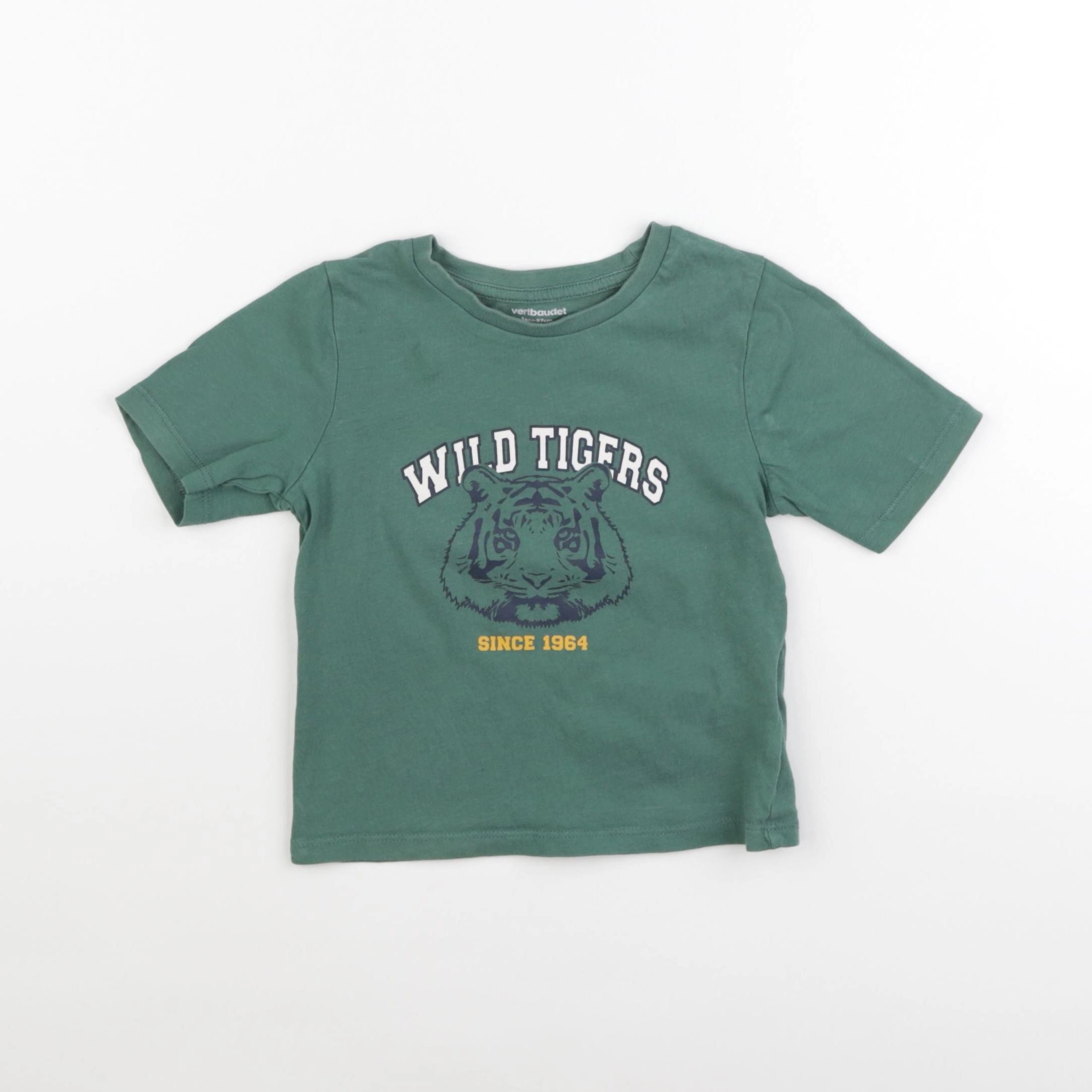 Vertbaudet - tee-shirt bleu - 3 ans