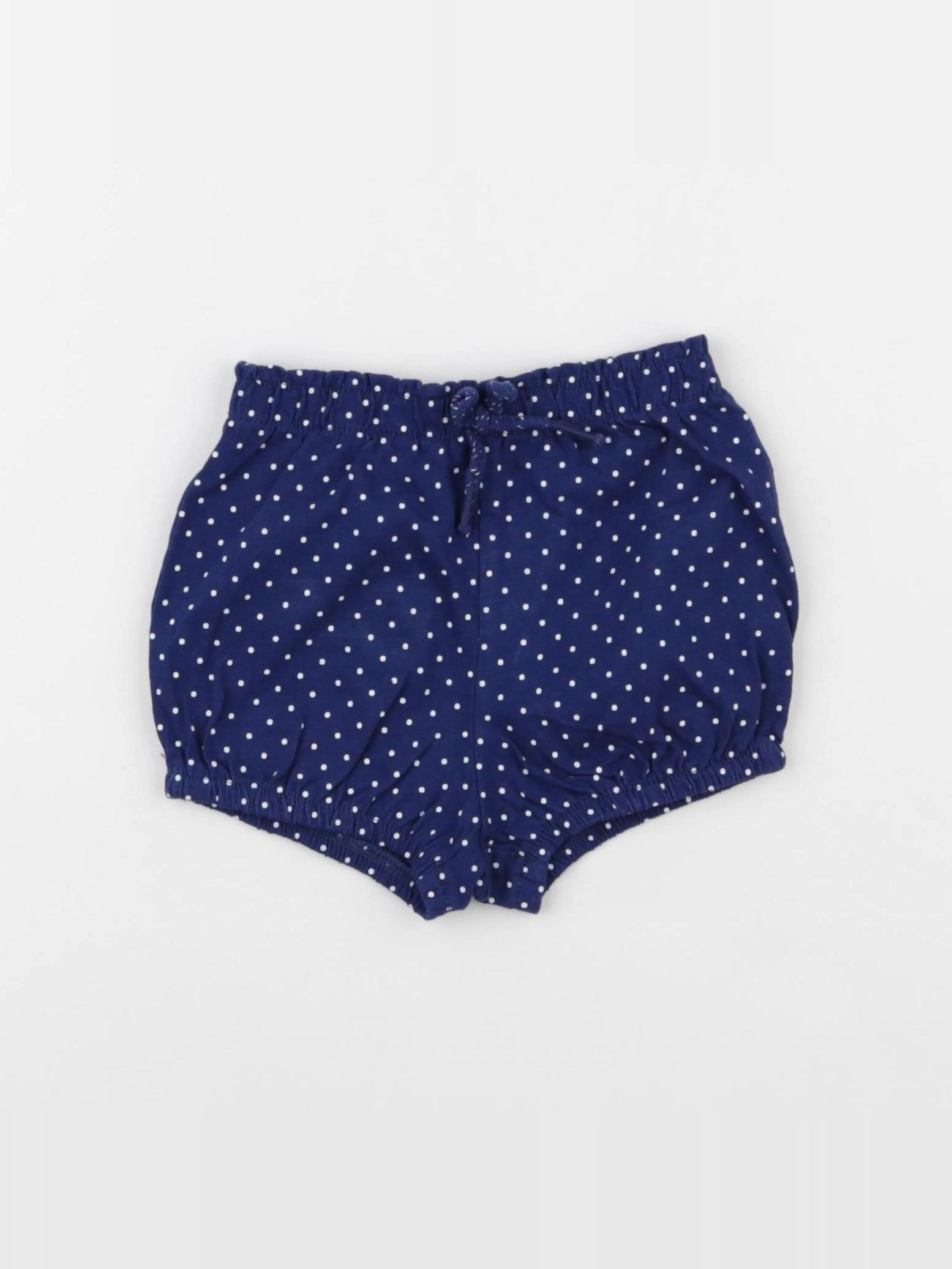 Vertbaudet - short bleu - 9 mois