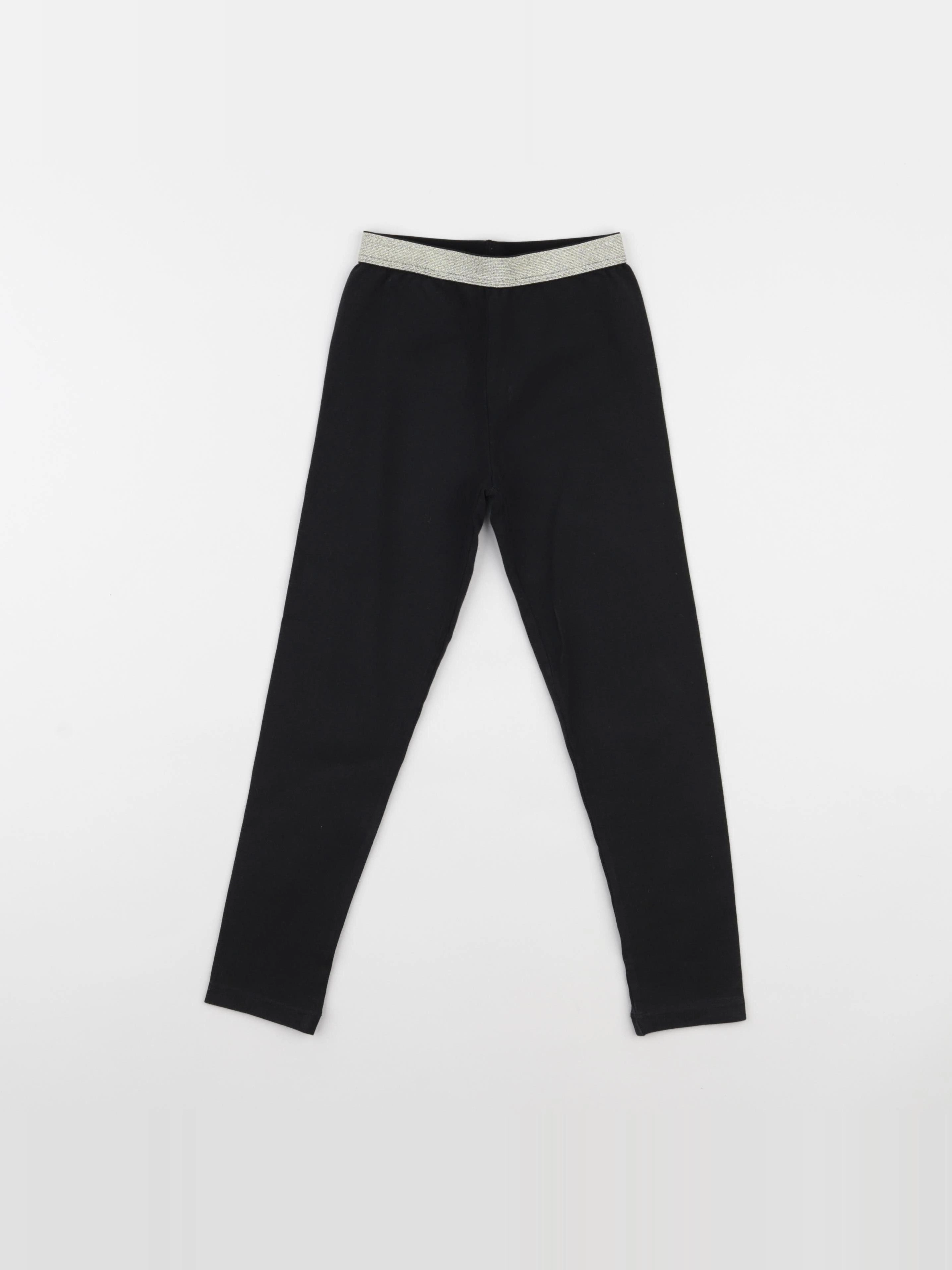 Vertbaudet - legging noir, or - 5 ans