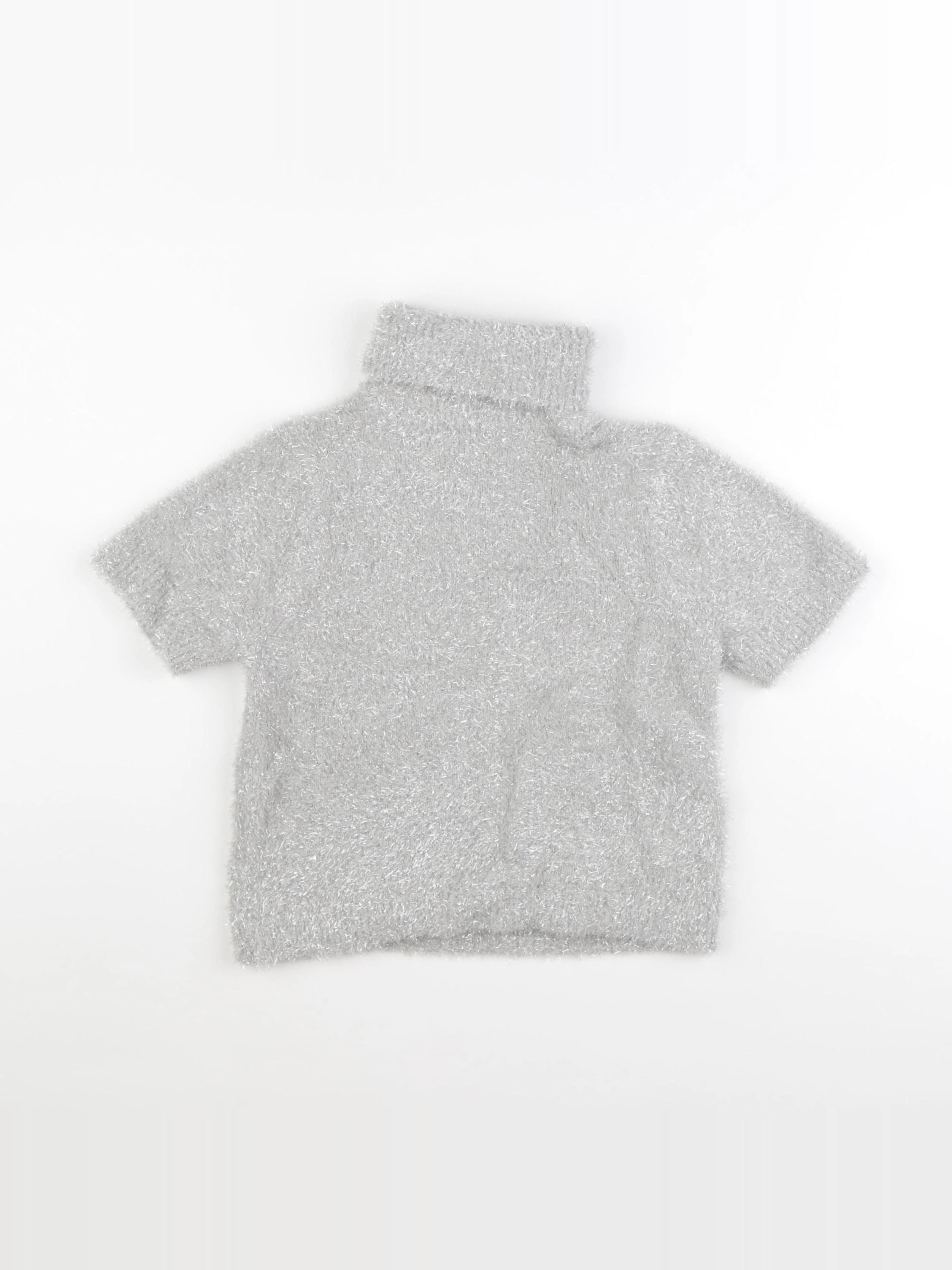 Zara - pull gris, argent - 9/10 ans
