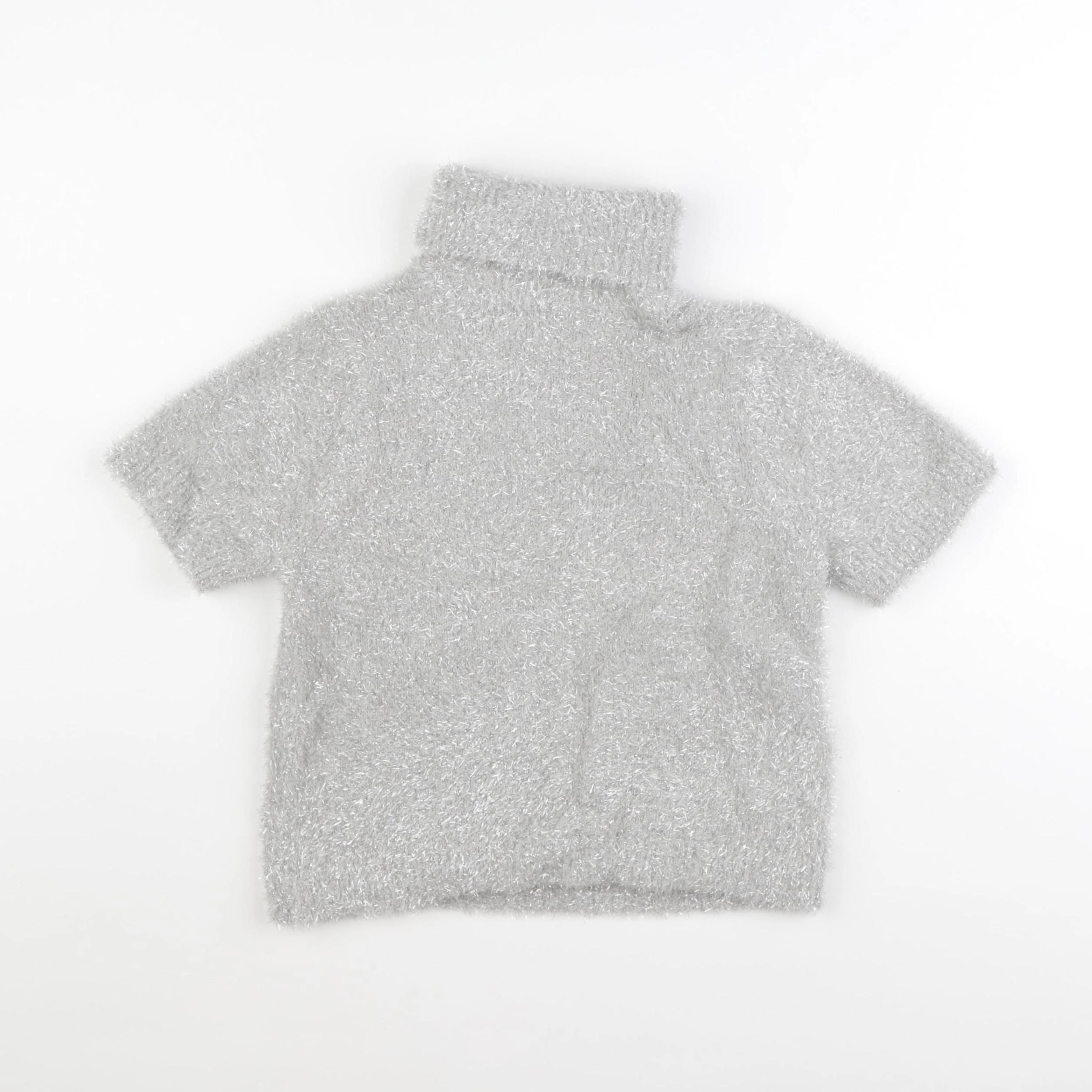 Zara - pull gris, argent - 9/10 ans