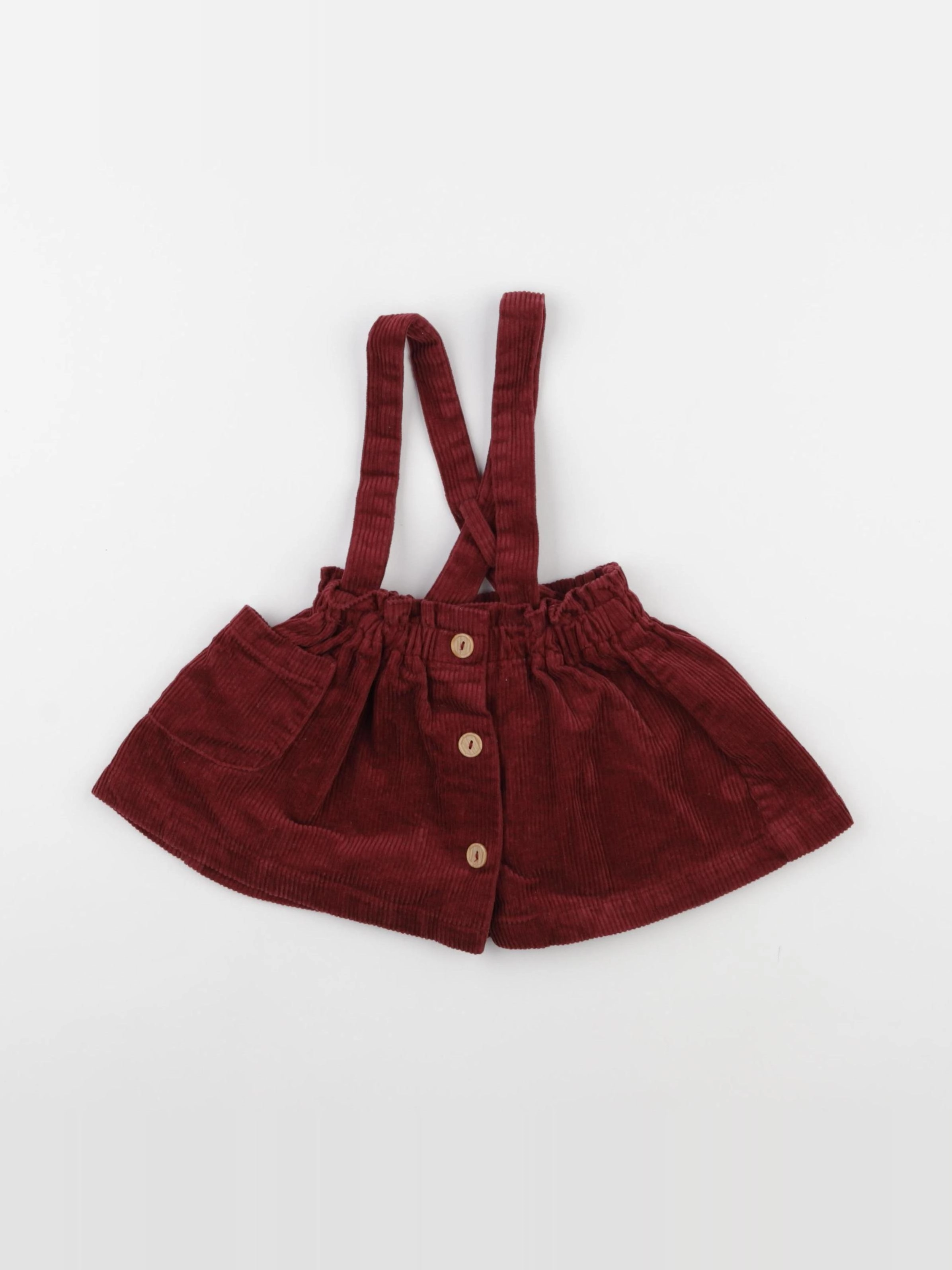 Vertbaudet - jupe rouge - 18 mois