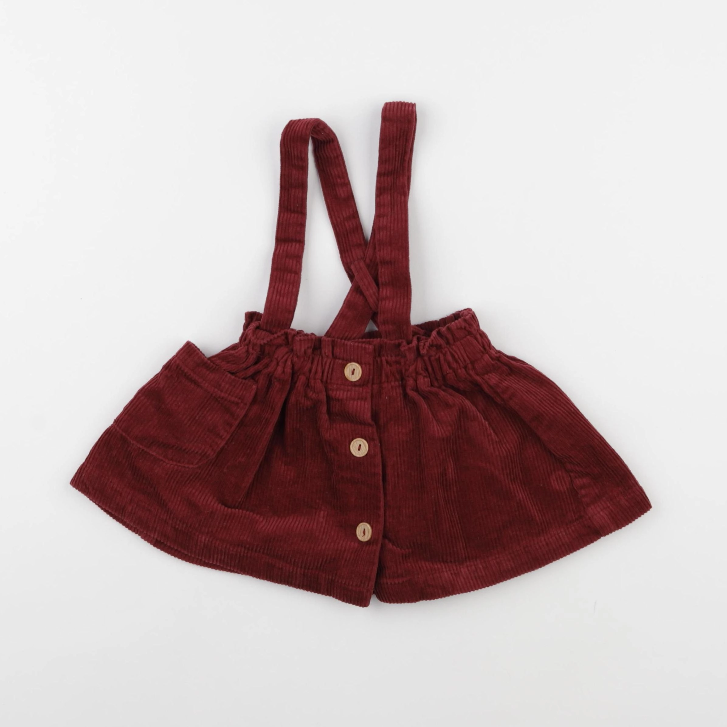 Vertbaudet - jupe rouge - 18 mois