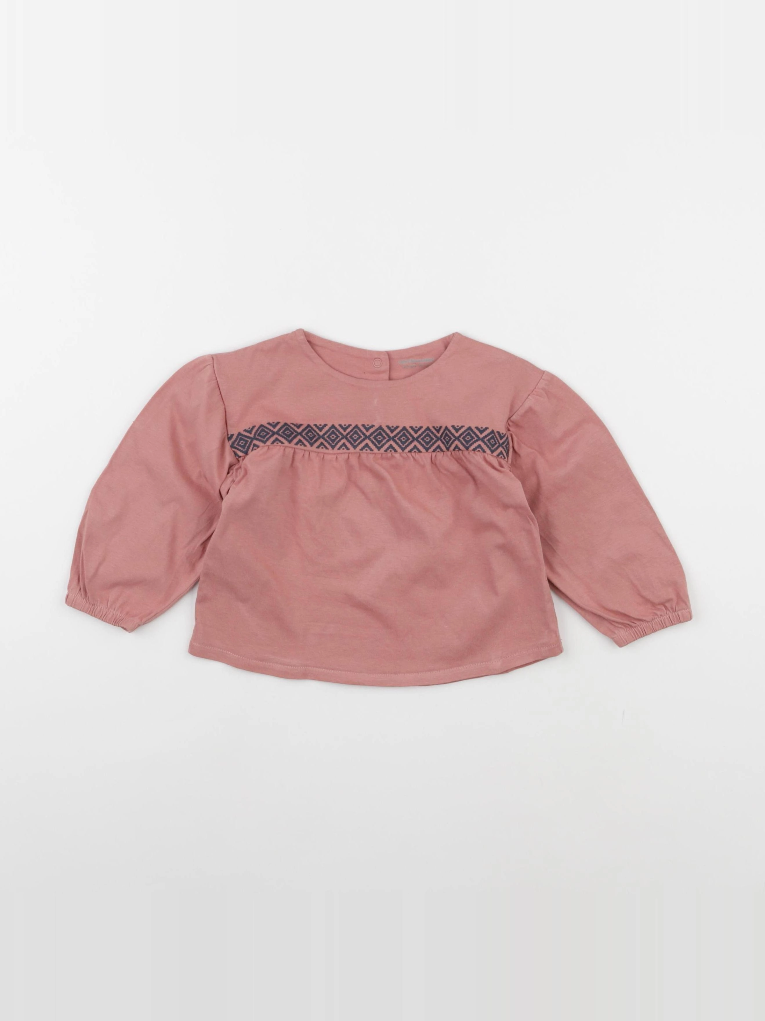 Vertbaudet - tee-shirt rose - 18 mois