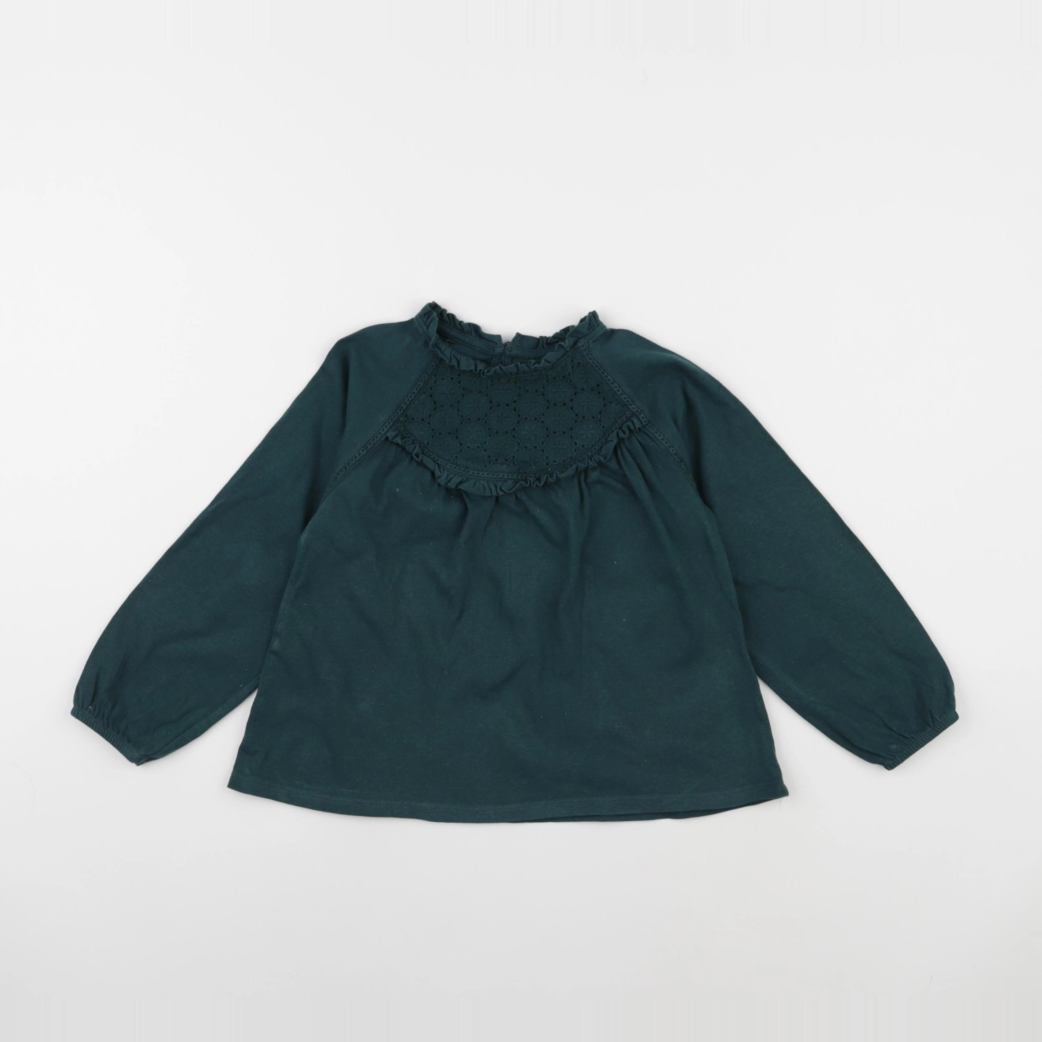 Vertbaudet - tee-shirt vert - 6 ans