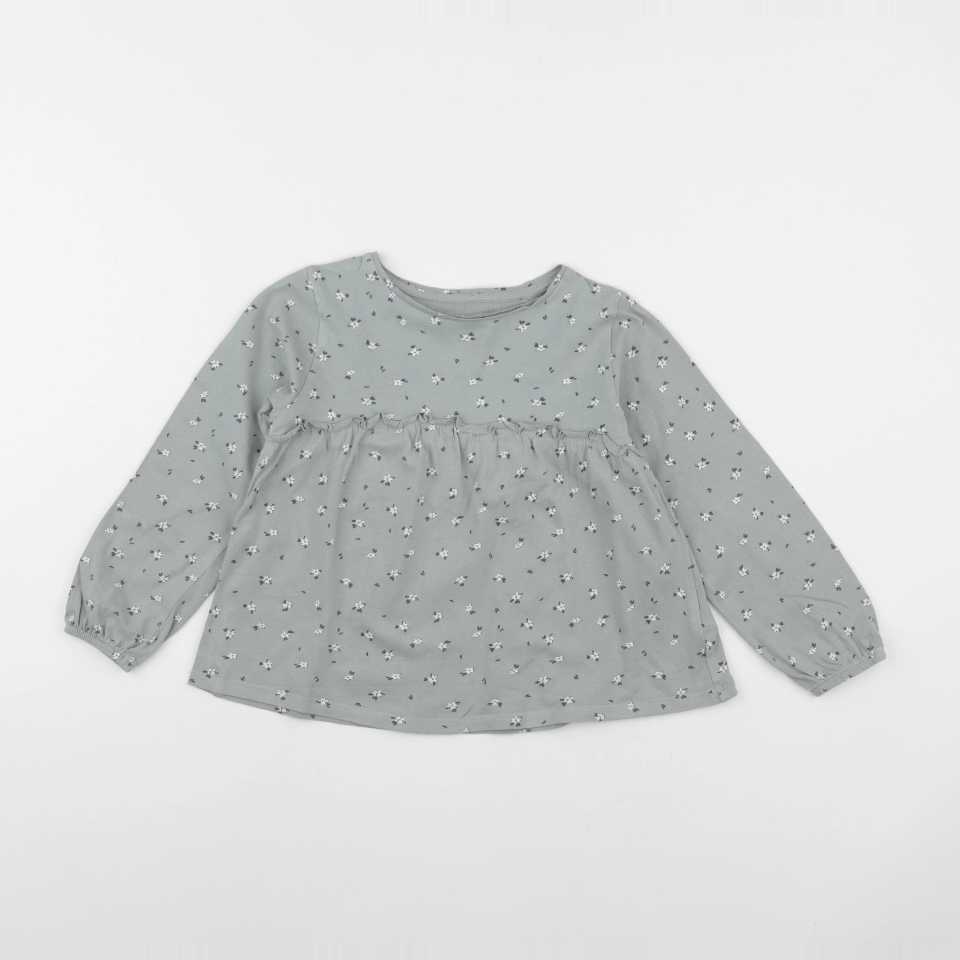Vertbaudet - tee-shirt vert - 6 ans