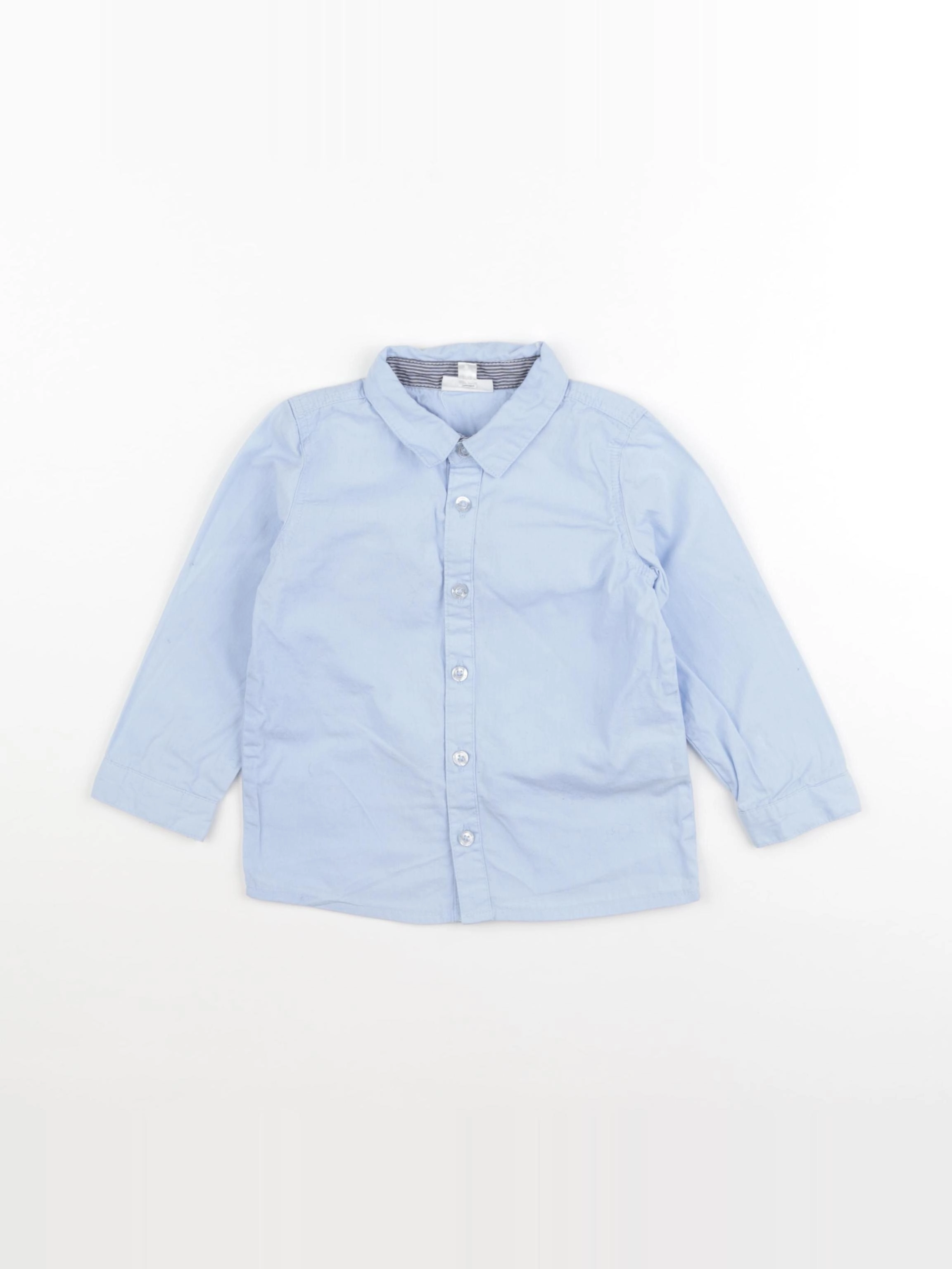 Vertbaudet - chemise bleu - 2 ans