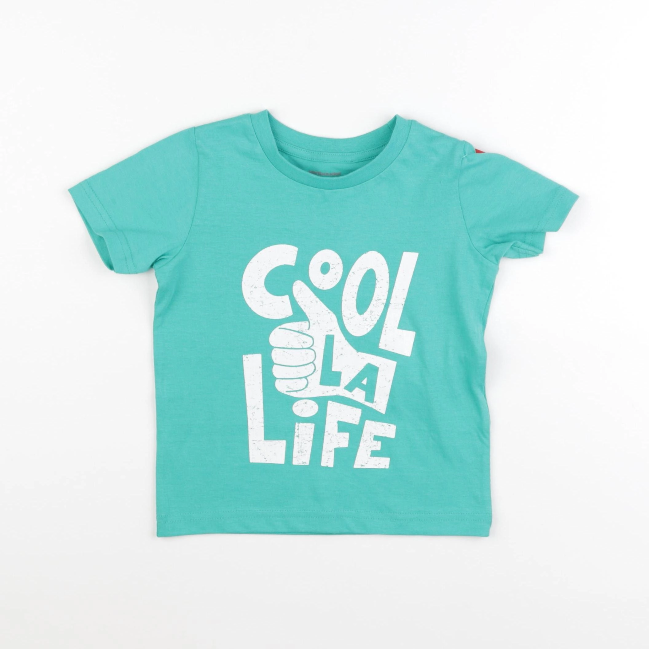 Vertbaudet - tee-shirt bleu - 3 ans