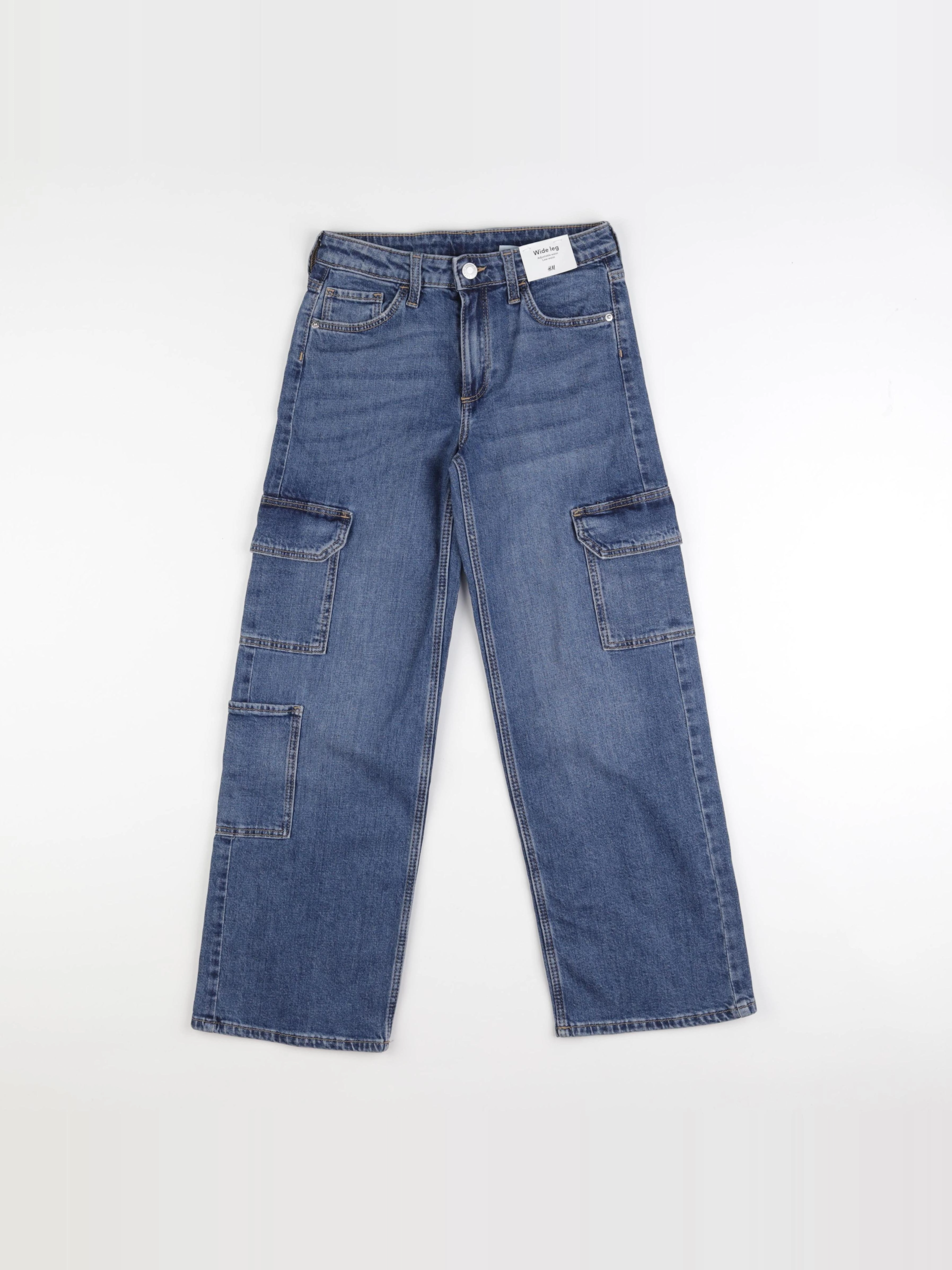 H&M - jean bleu - 9/10 ans