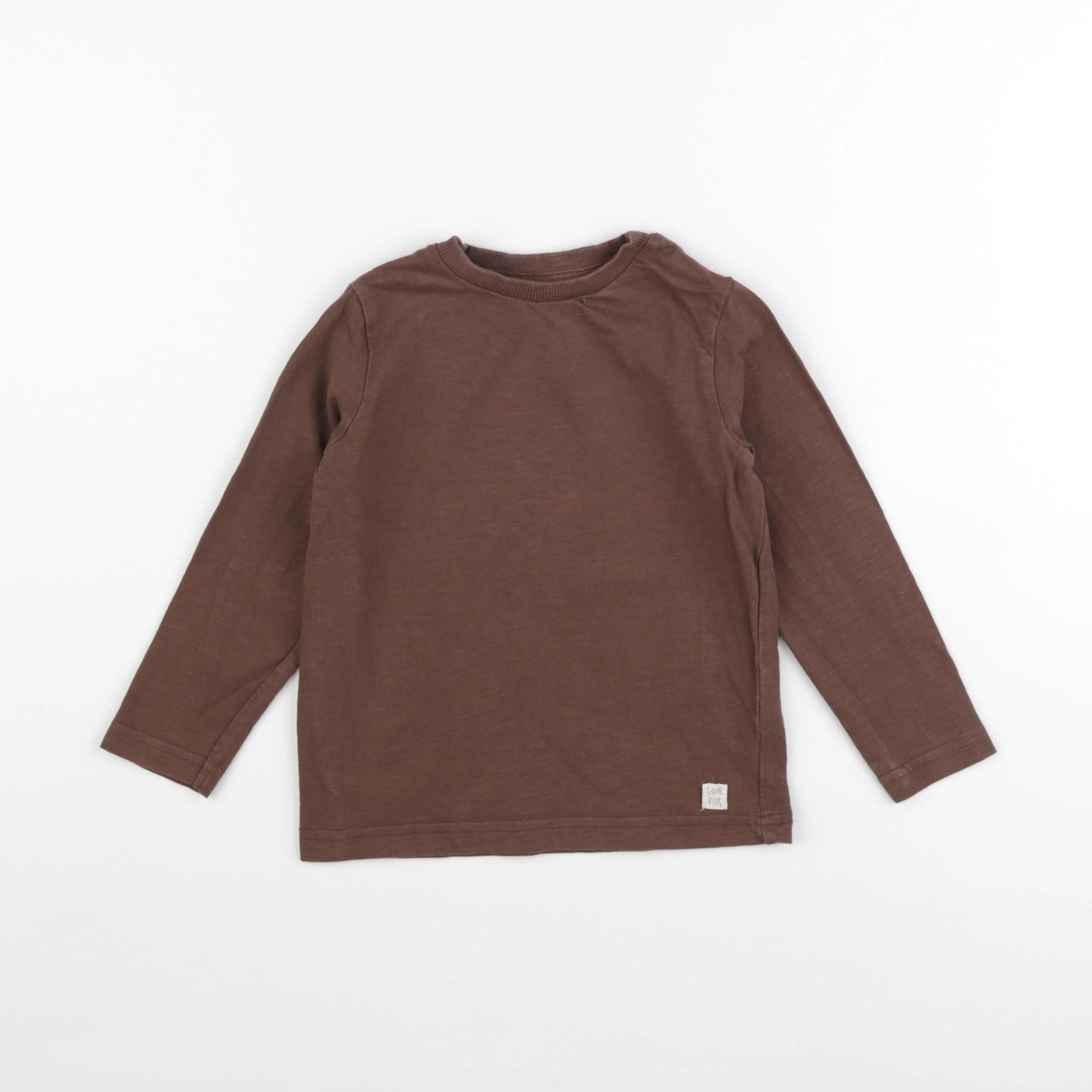 Vertbaudet - tee-shirt marron - 3 ans