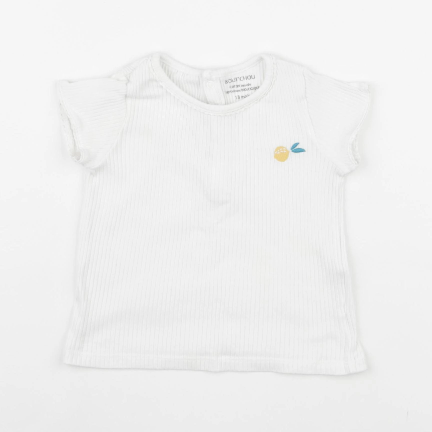 Boutchou - tee-shirt blanc - 18 mois
