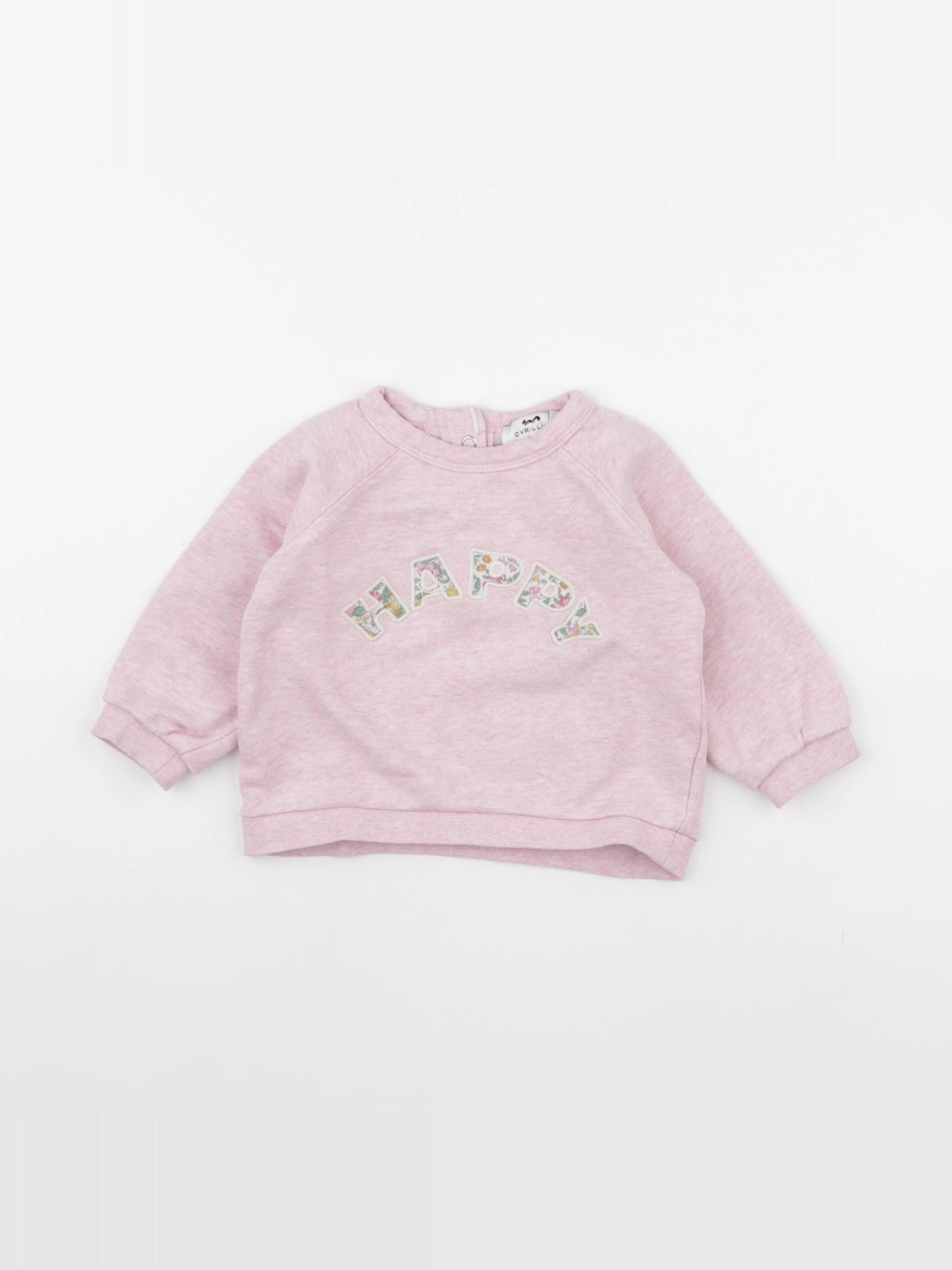 Cyrillus - sweat rose - 18 mois