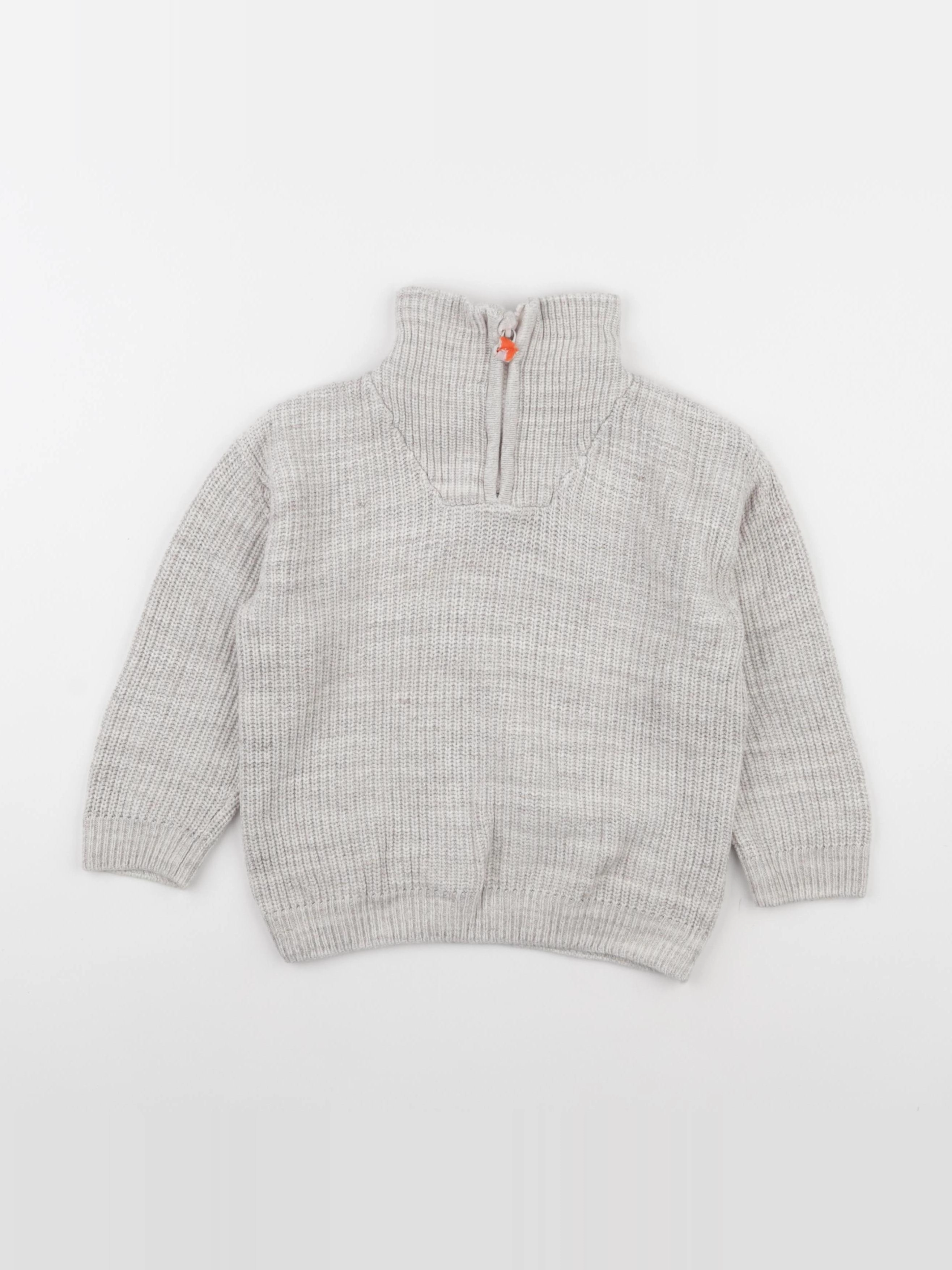 H&M - pull beige - 3/4 ans