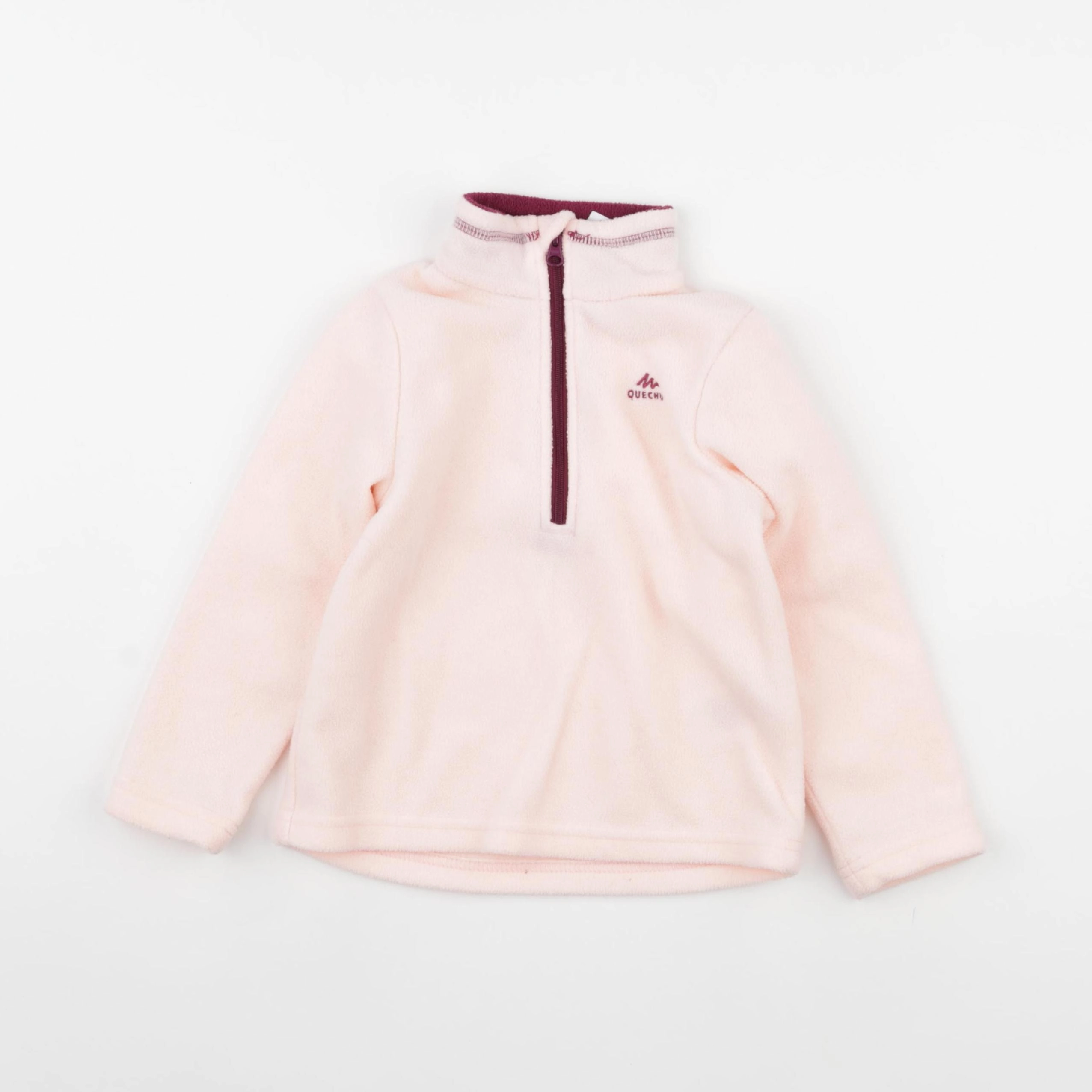 Decathlon ski - polaire rose - 8/9 ans