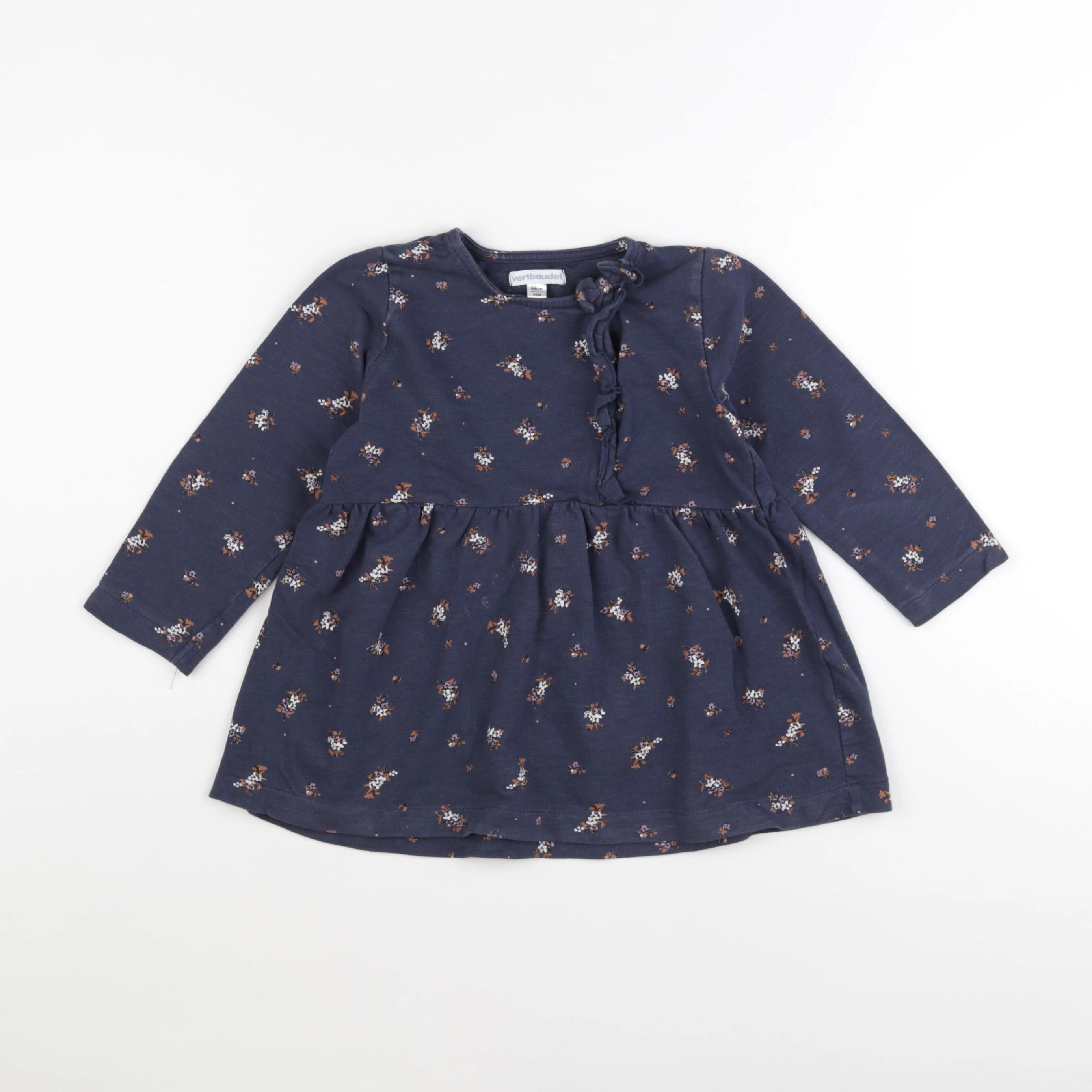 Vertbaudet - robe bleu - 36 mois