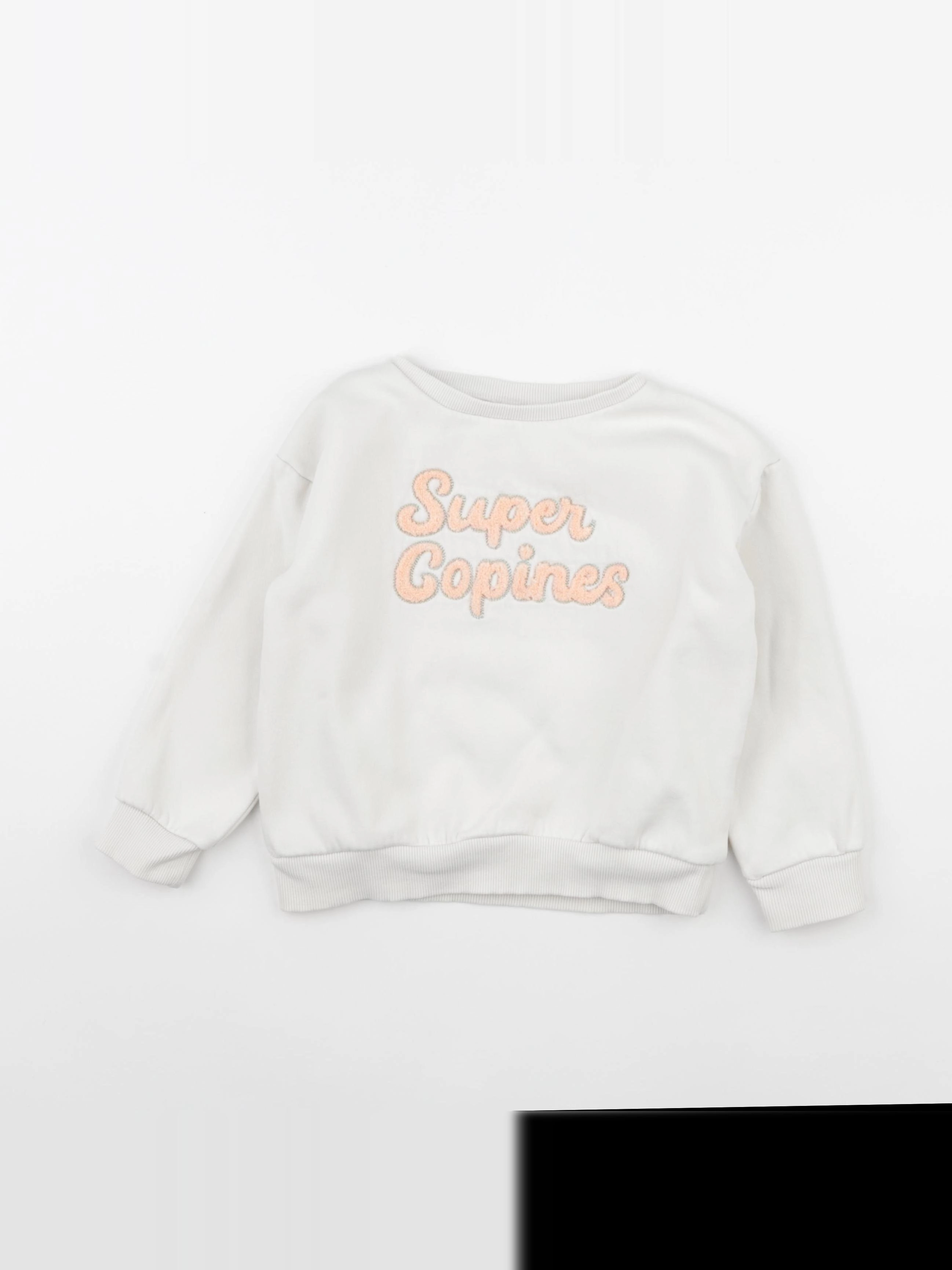 Tape à l'oeil - sweat beige - 2/3 ans