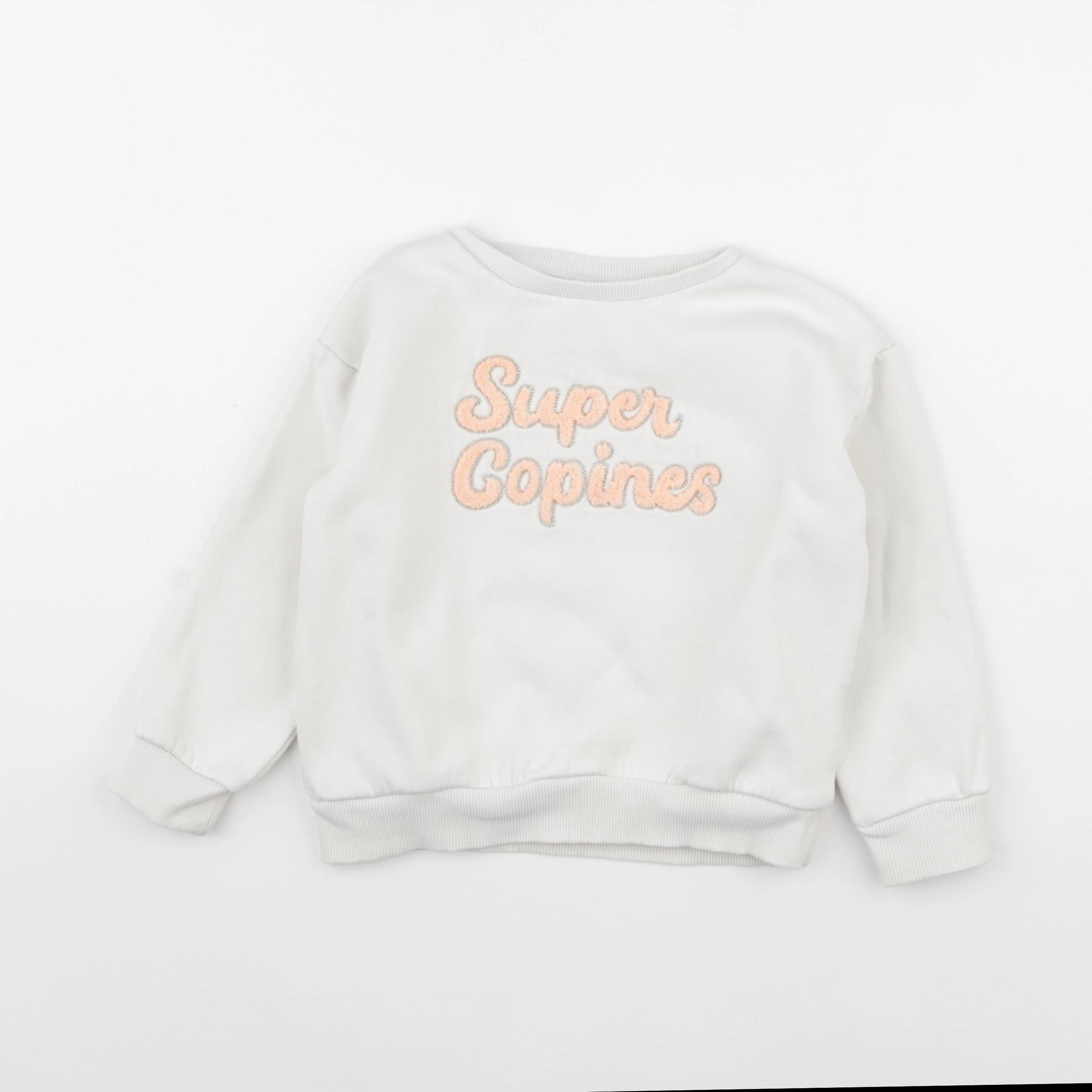 Tape à l'oeil - sweat beige - 2/3 ans