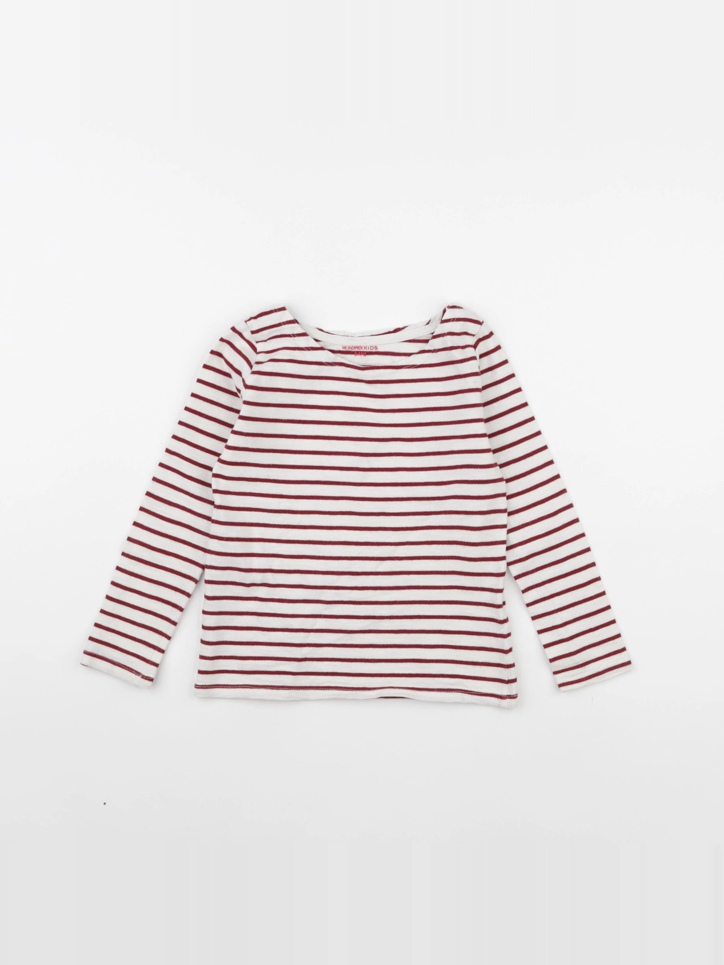 Monoprix - tee-shirt rouge - 5 ans