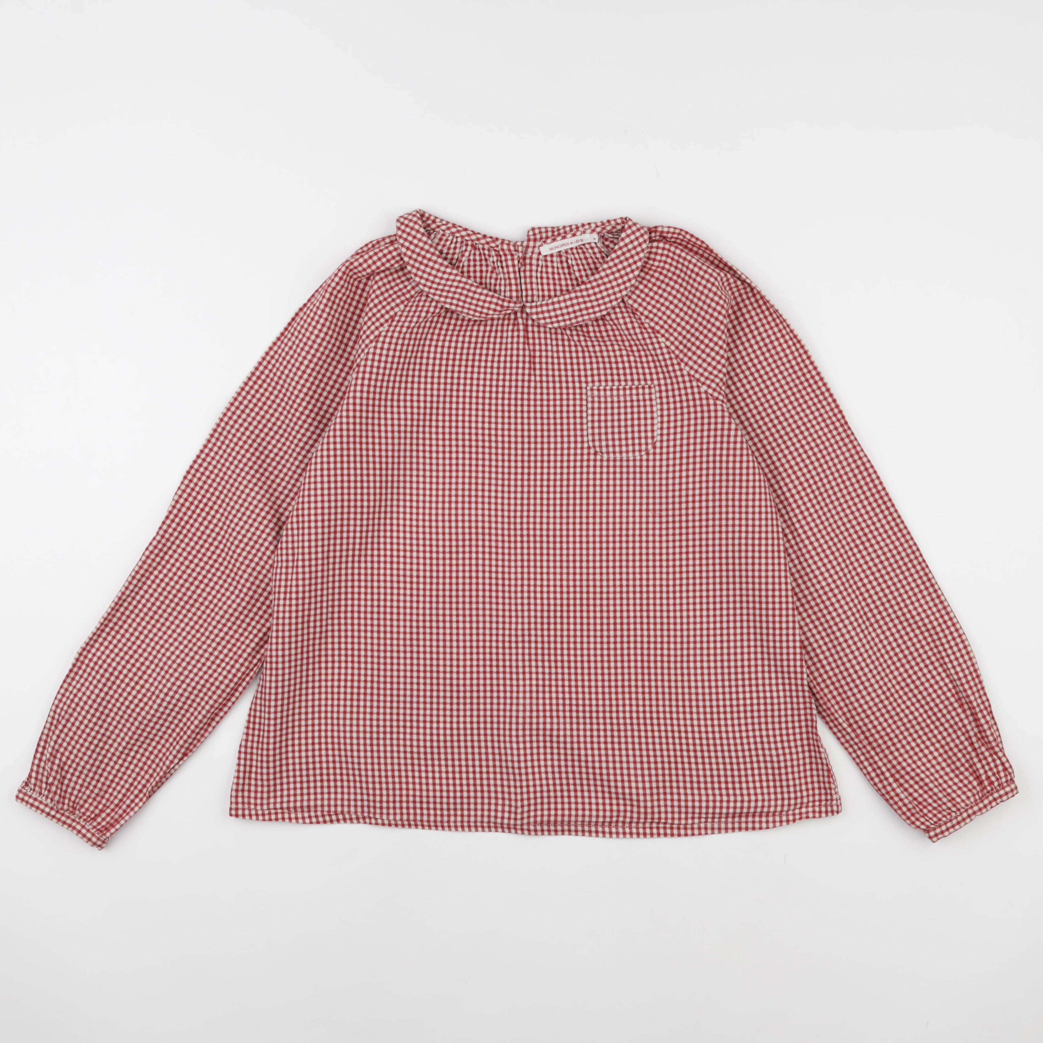 Monoprix - blouse rouge - 14 ans