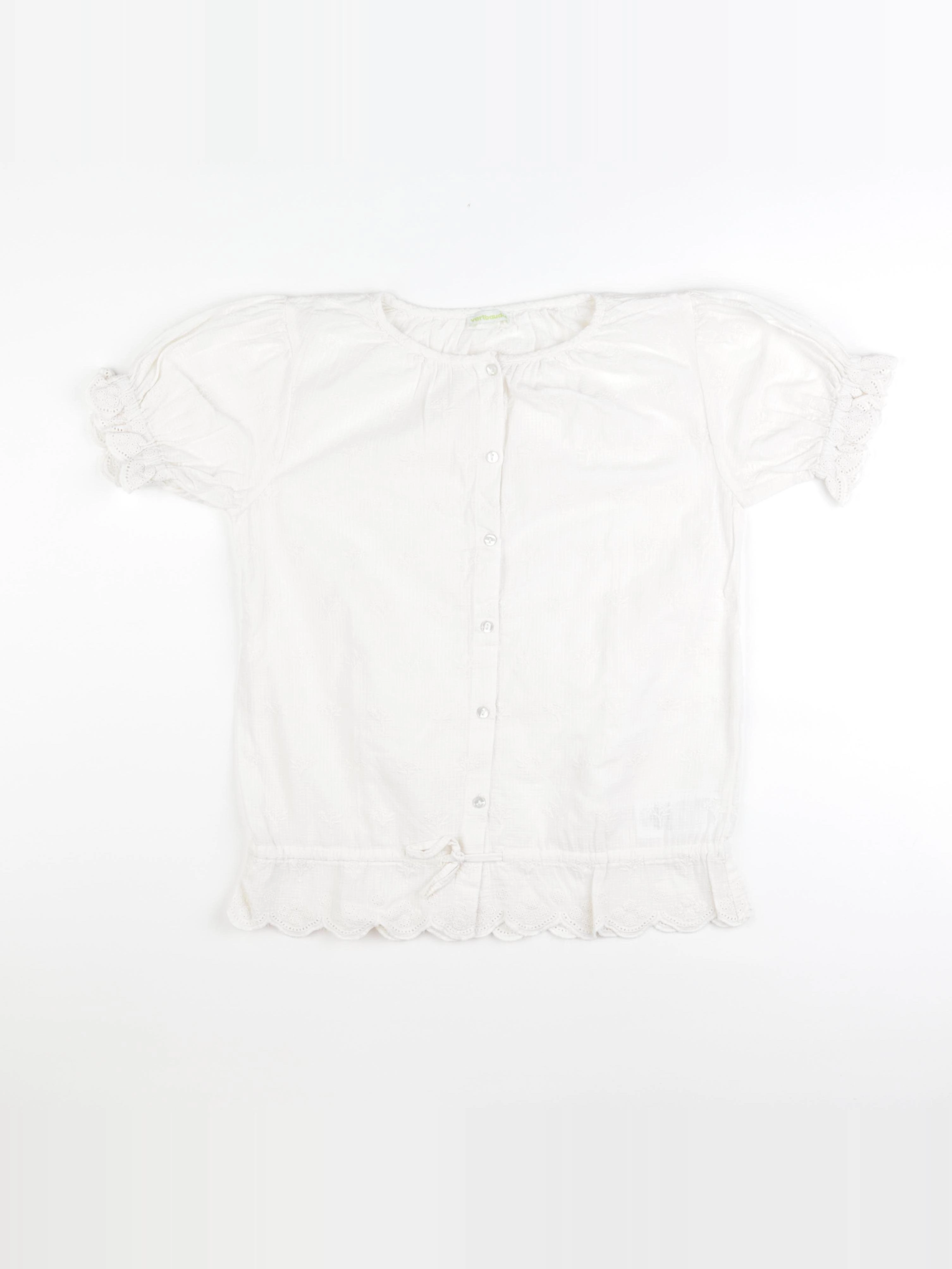 Vertbaudet - blouse blanc - 12 ans