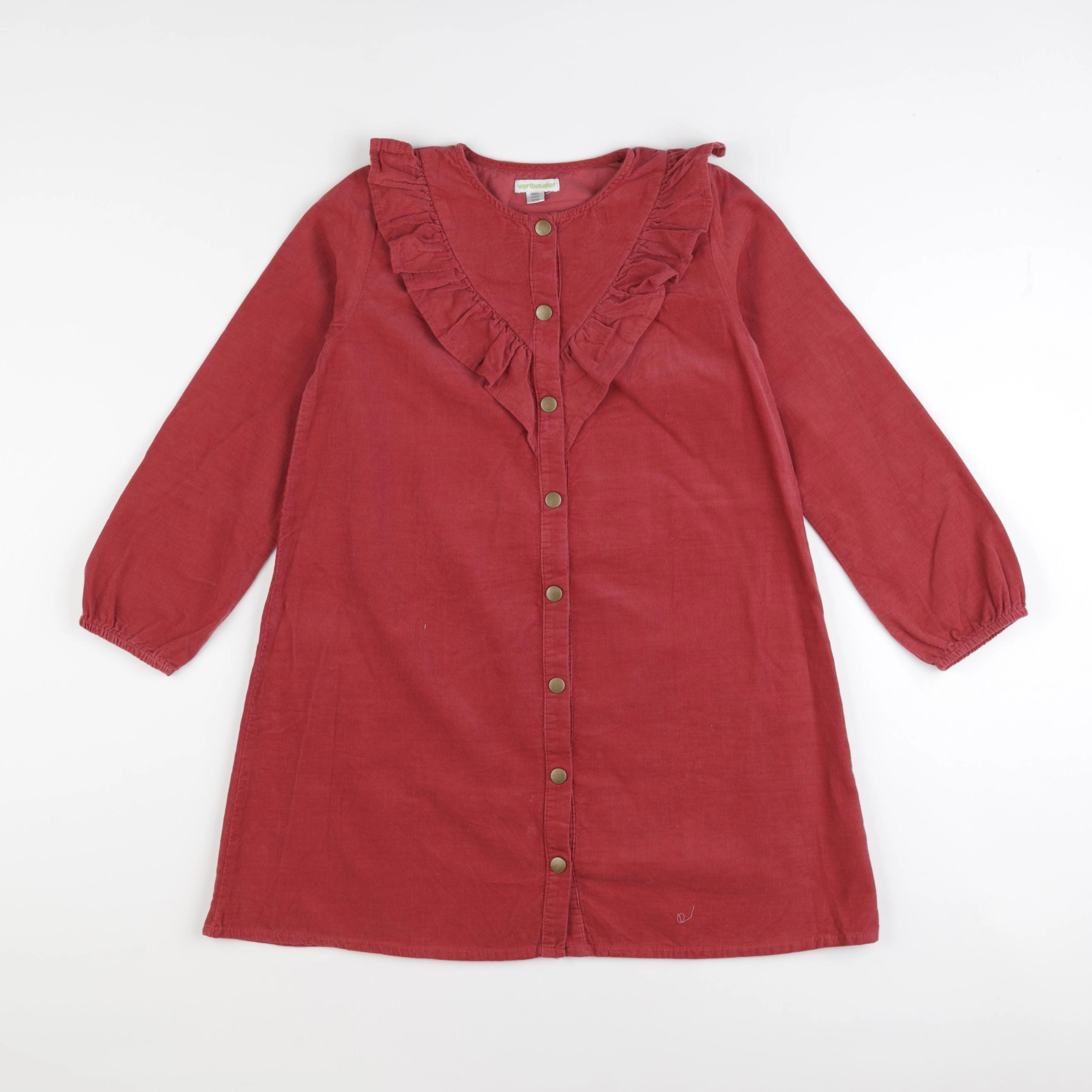 Vertbaudet - robe rouge - 10 ans