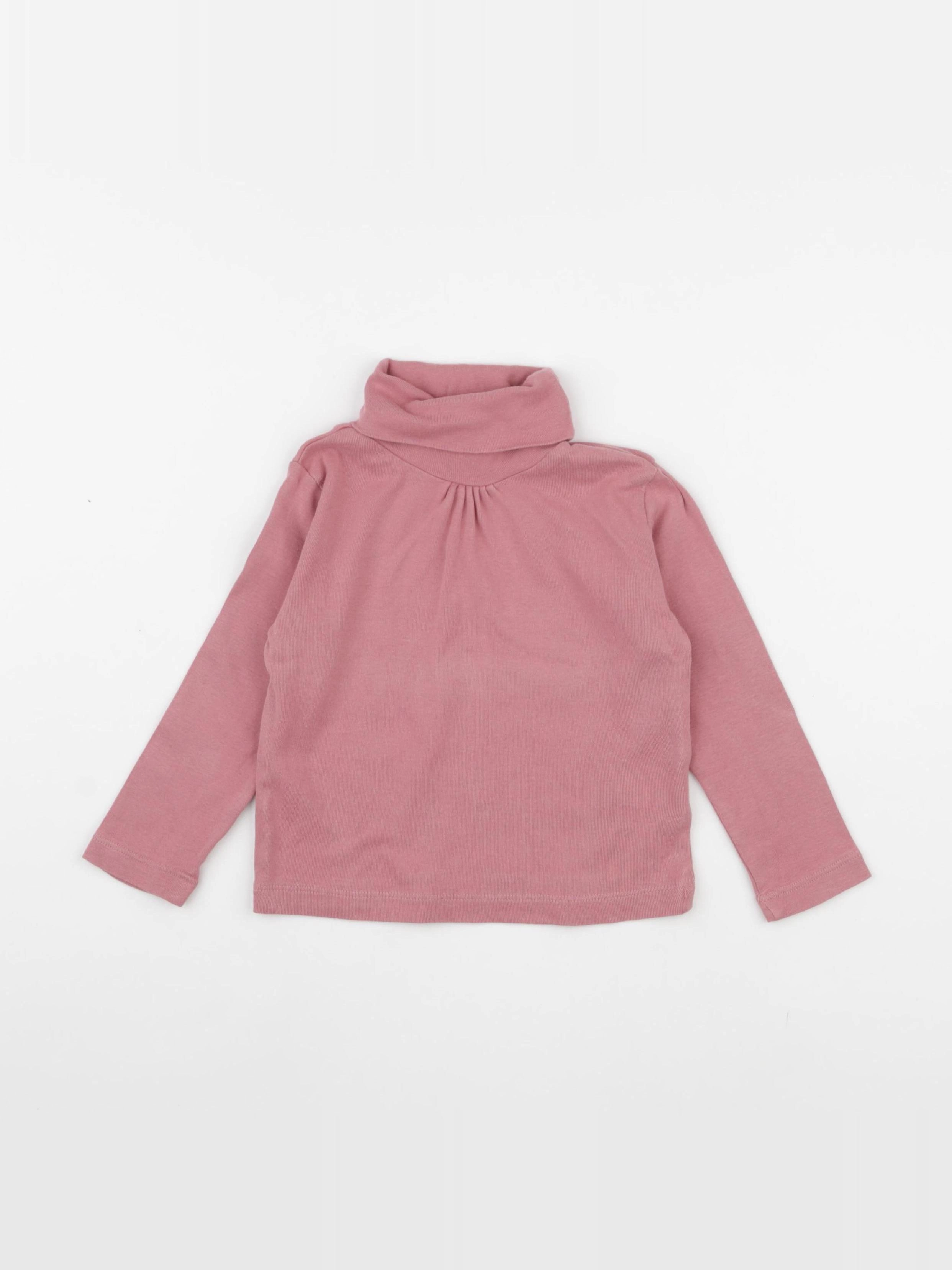 Vertbaudet - sous-pull rose - 2 ans