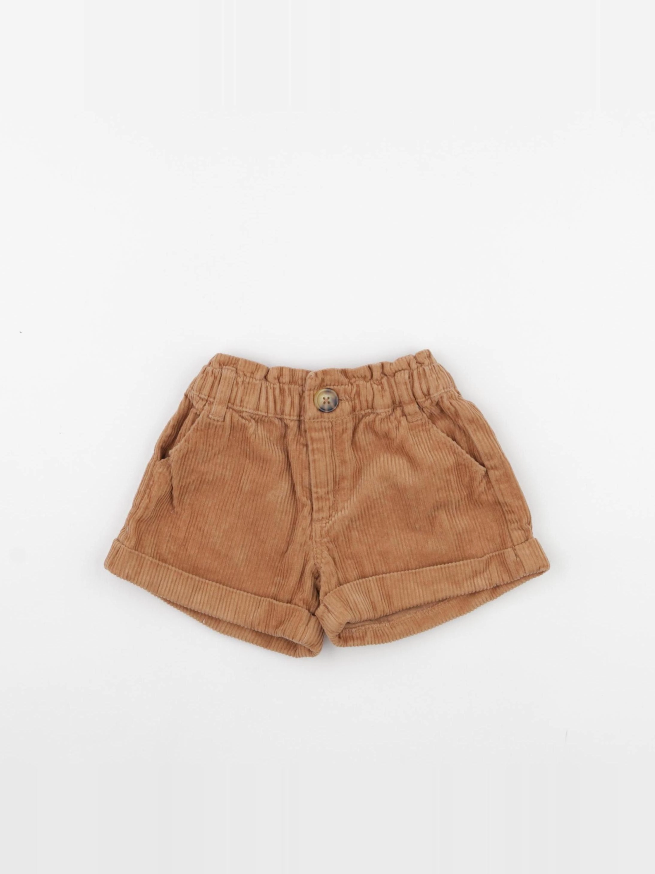Vertbaudet - short marron - 2 ans